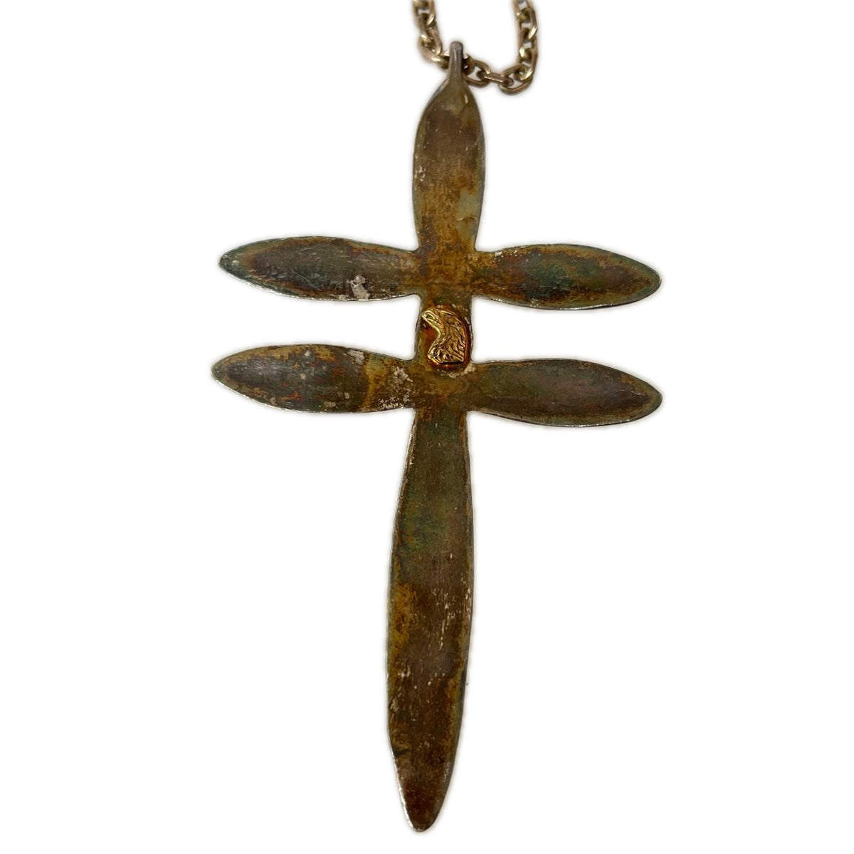 ネックレス LARRY SMITH 18K PENDANT x トライアングルドラゴンフライ 60cm