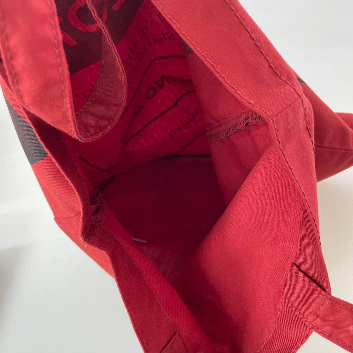 その他バッグ ｺｯﾄﾝﾄｰﾄﾊﾞｯｸﾞ RED レッド