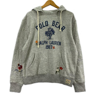 パーカー POLO COUNTRY 復刻 刺繍ﾊﾟｰｶｰ ｸﾞﾚｰ (M) M グレー