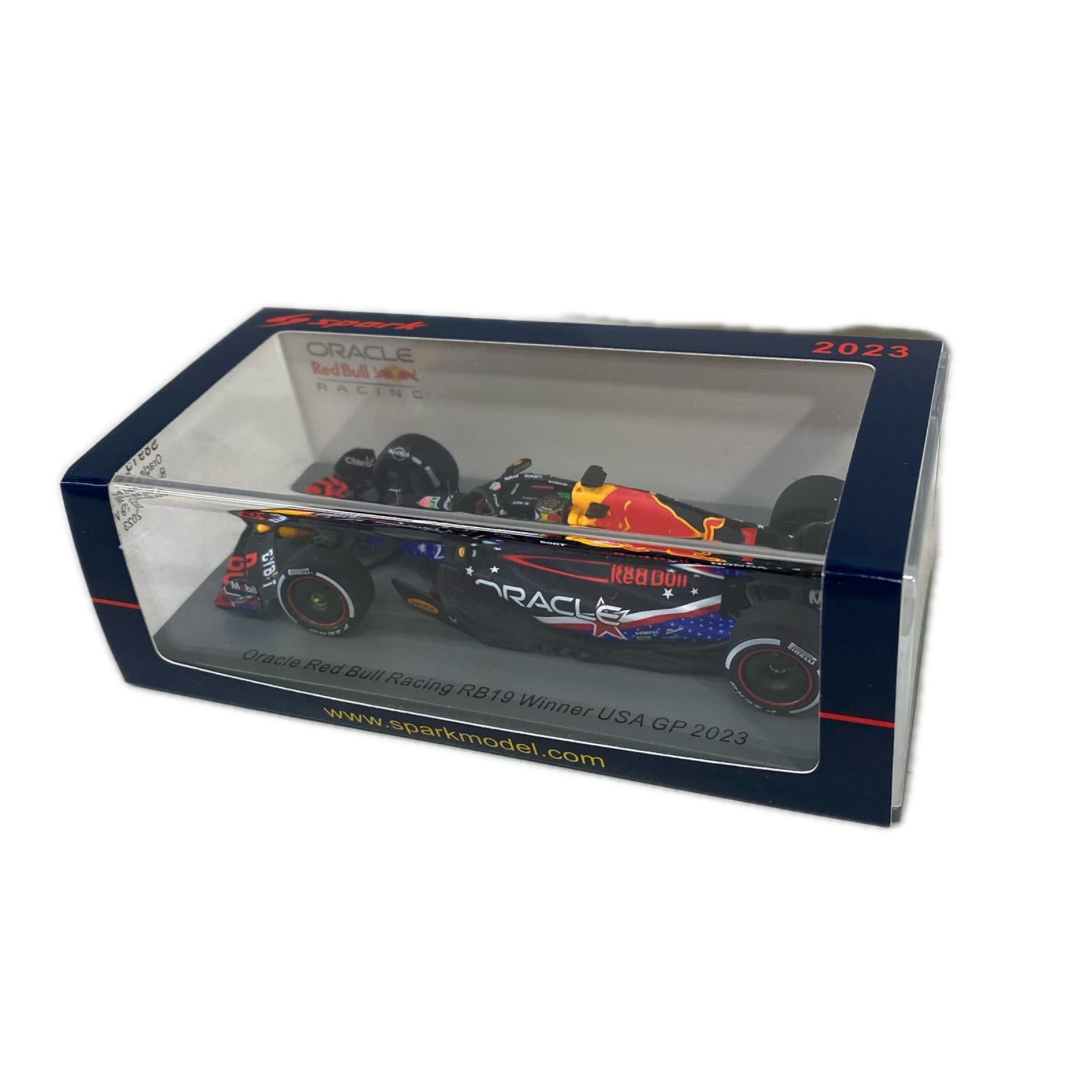 Spark 2023 Redbull RB19 GP USA スケールカー