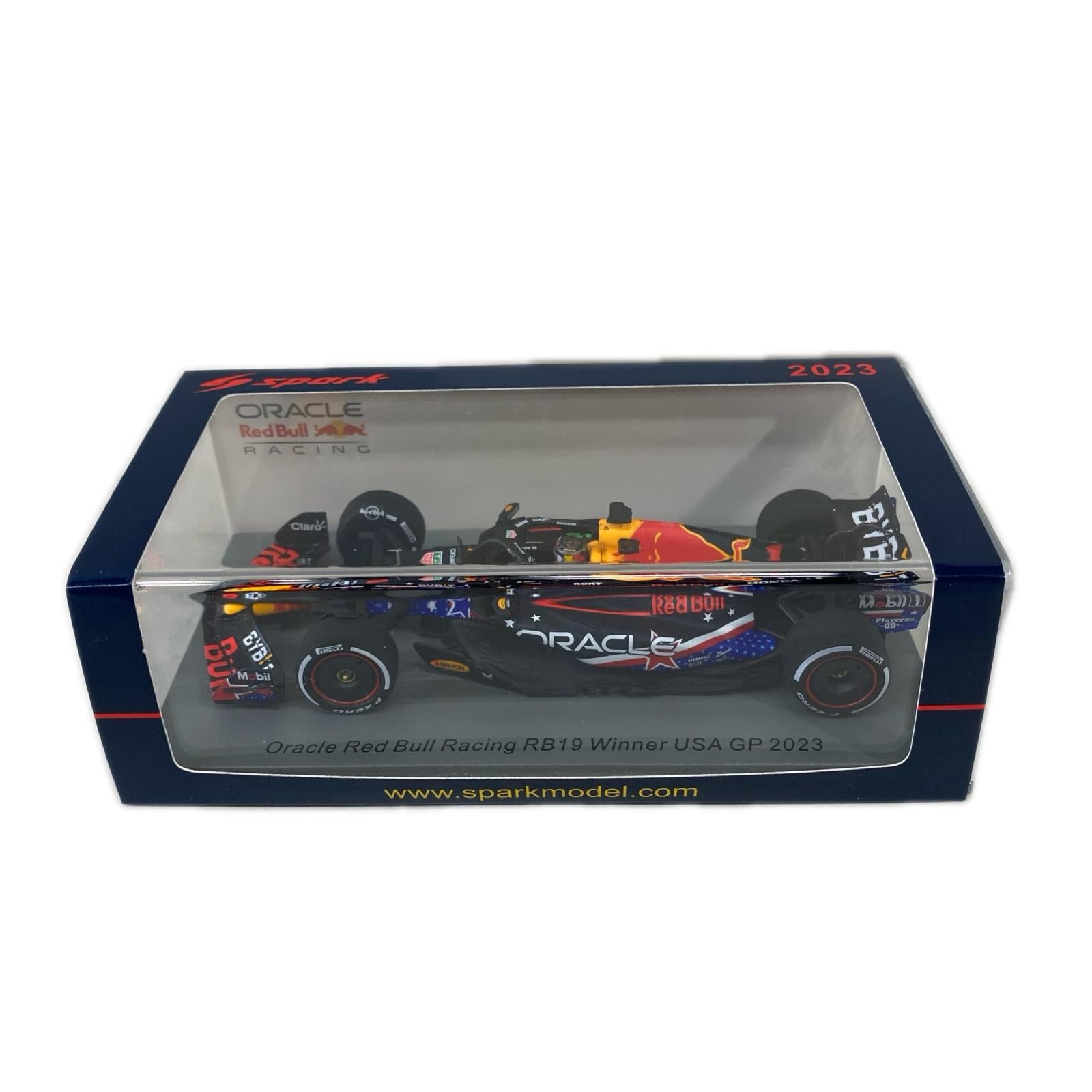Spark 2023 Redbull RB19 GP USA スケールカー