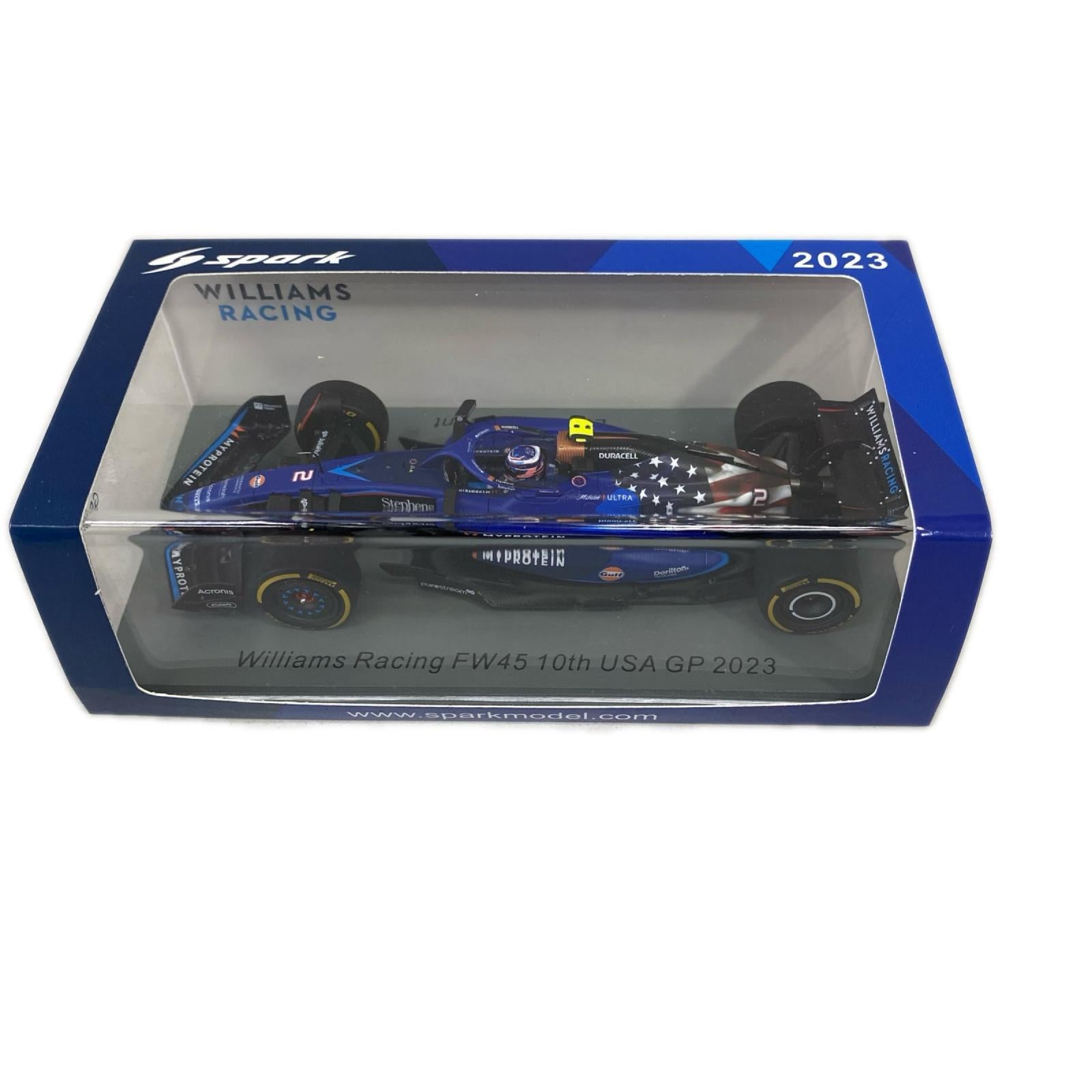 Spark ウィリアム FW45 10th USA GP2023 スケールカー