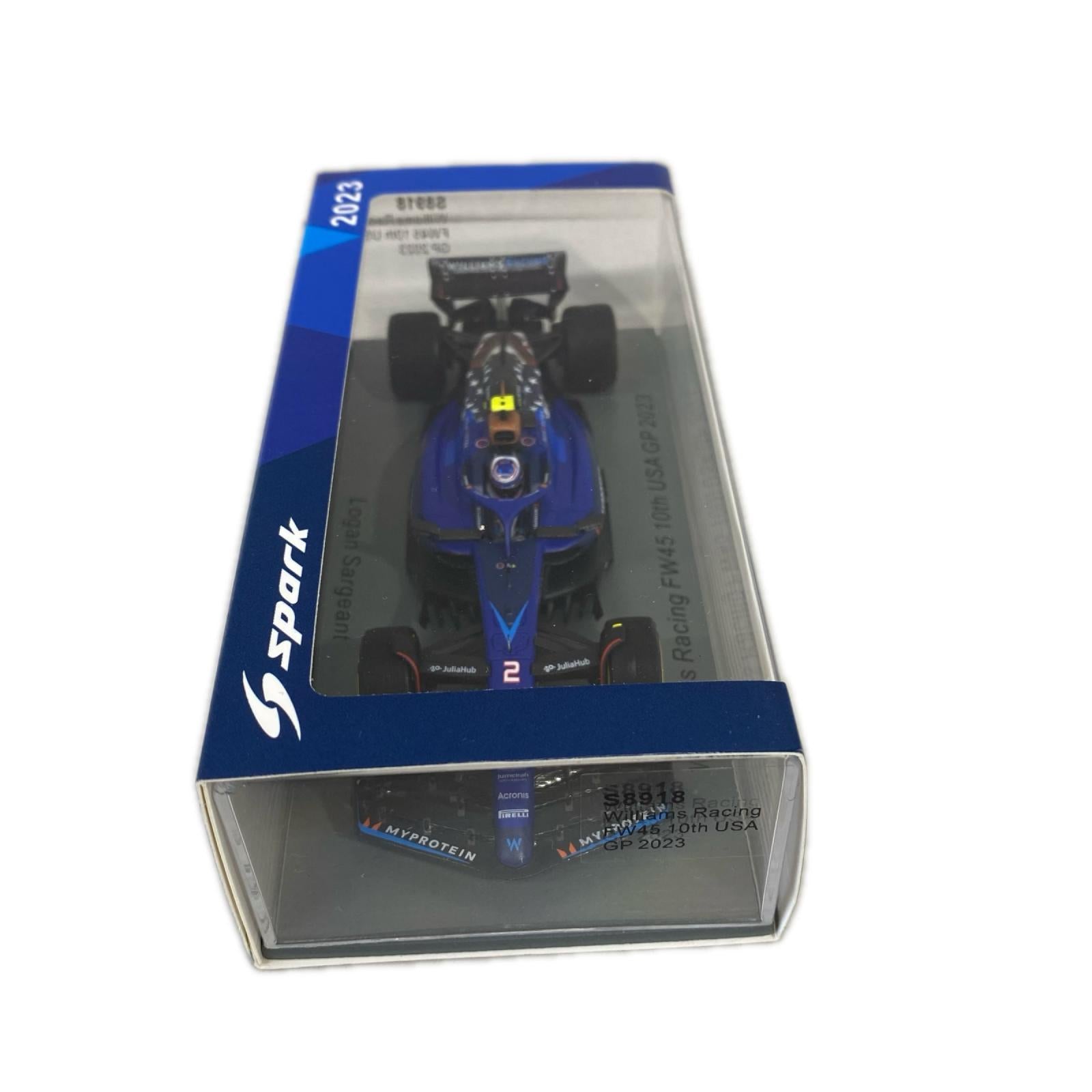 Spark ウィリアム FW45 10th USA GP2023 スケールカー