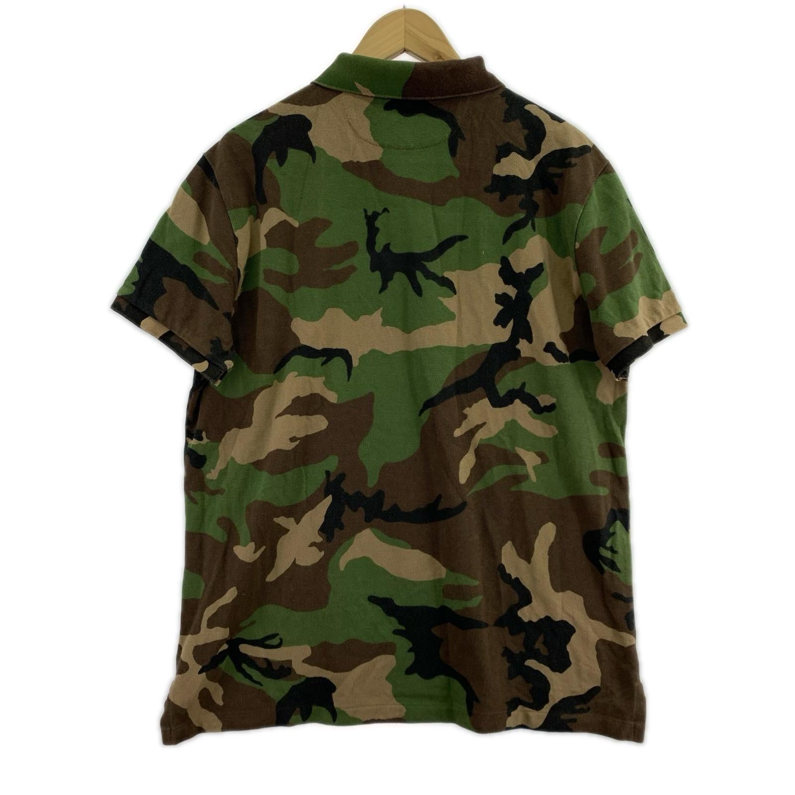 半袖Ｔシャツ POLO RALPH LAUREN CUSTOM FIT POLO L CAMO L グリーン
