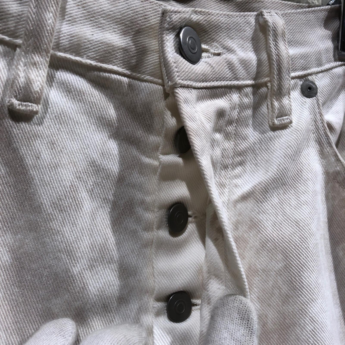 デニムパンツ 20AW カットオフデニムパンツ