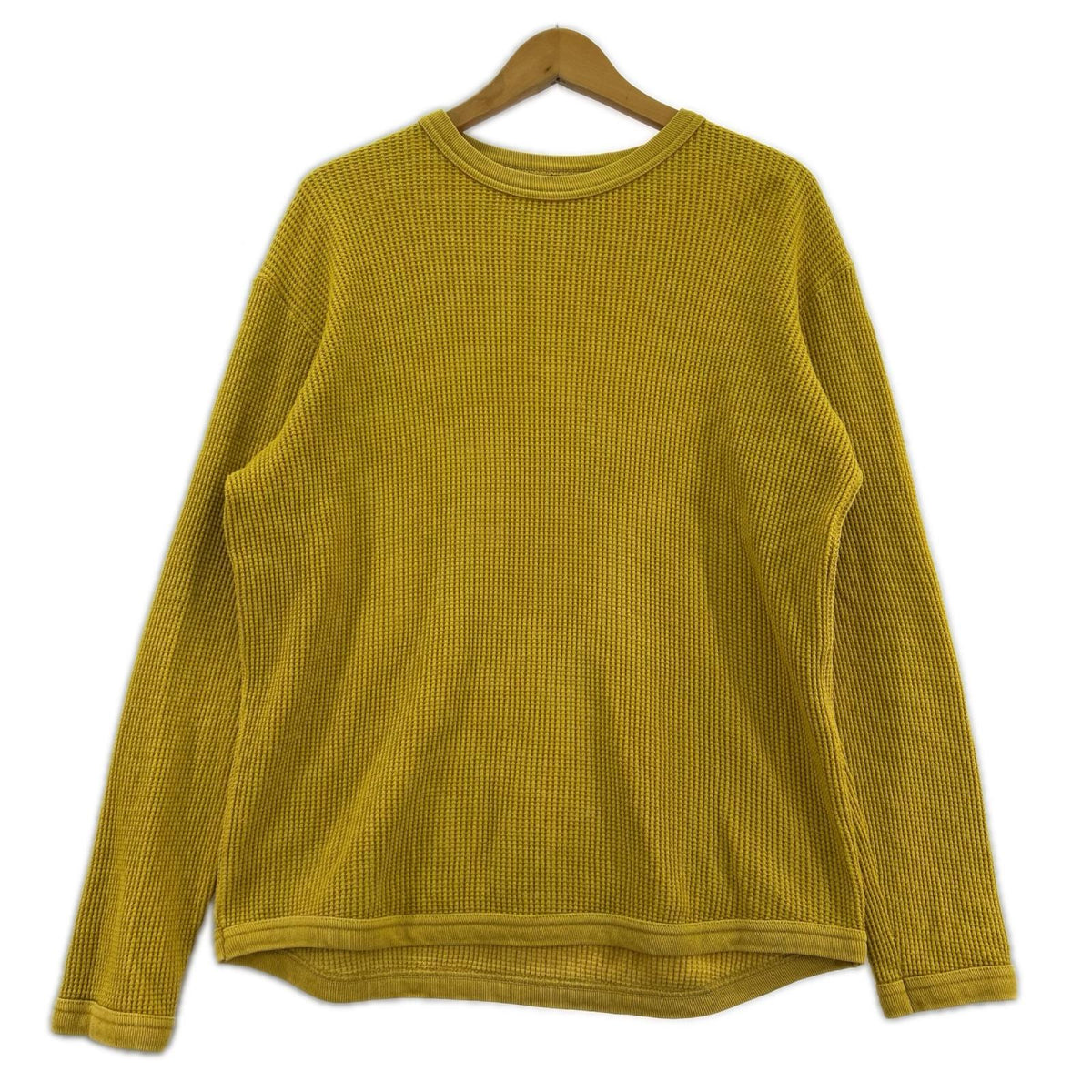 長袖Ｔシャツ ﾜｯﾌﾙｻｰﾏﾙ　ｲｴﾛｰ　M M イエロー