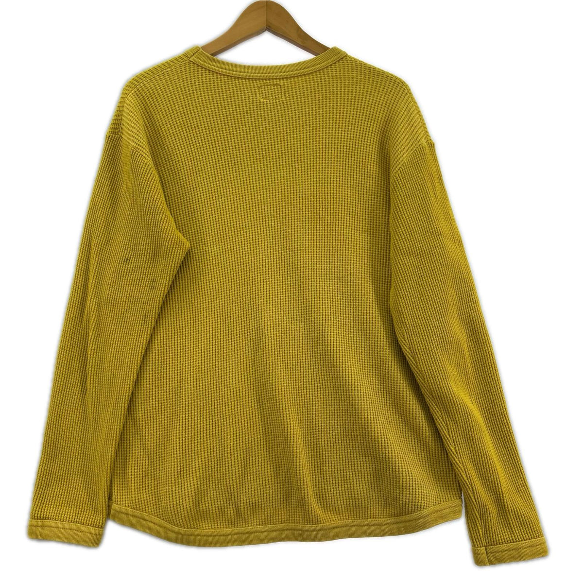長袖Ｔシャツ ﾜｯﾌﾙｻｰﾏﾙ　ｲｴﾛｰ　M M イエロー