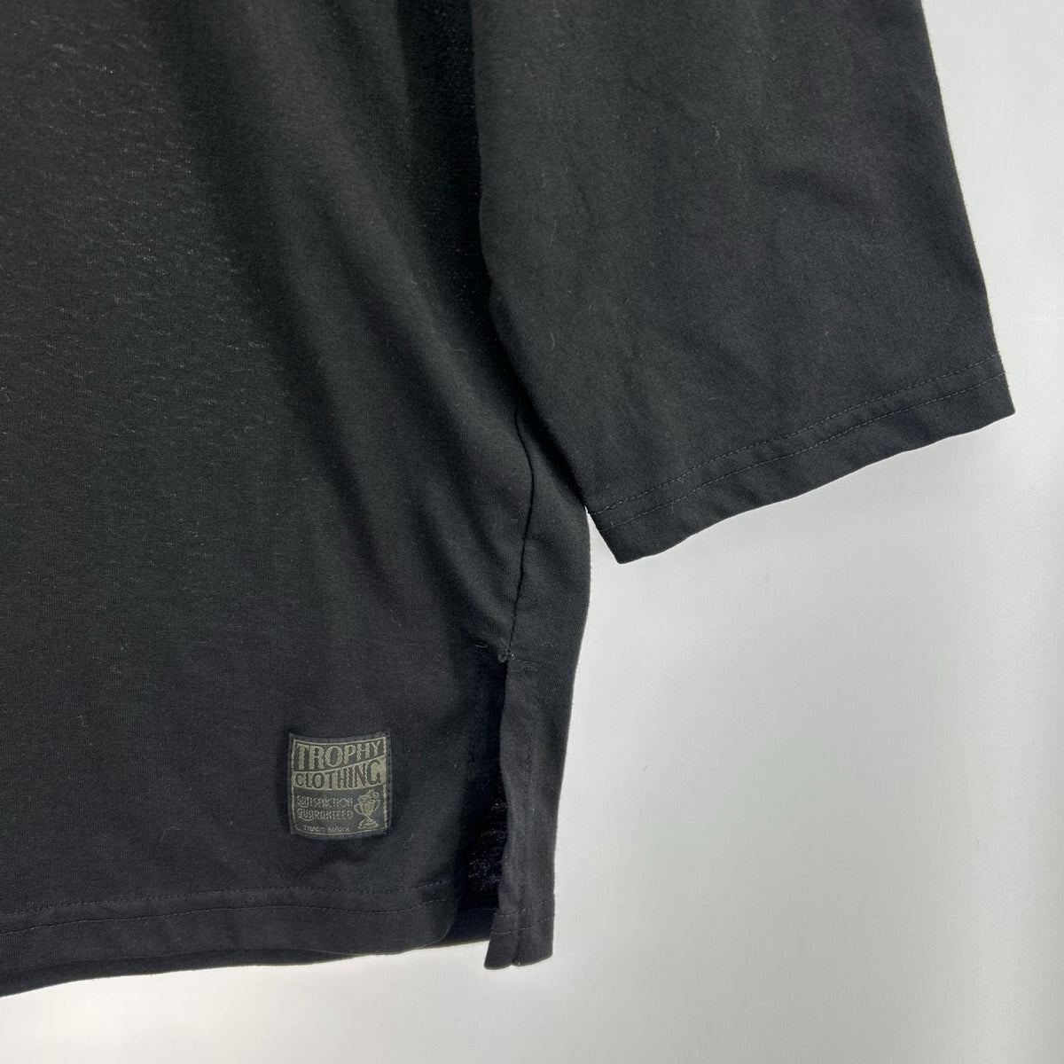 長袖Ｔシャツ TROPHY CLOTHING　ﾍﾝﾘｰﾈｯｸ S ブラック