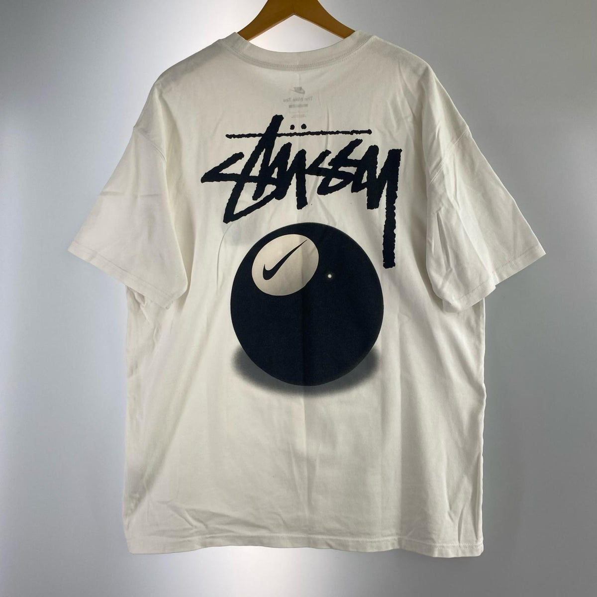 半袖Ｔシャツ STUSSY 8ボール 白 L L ホワイト