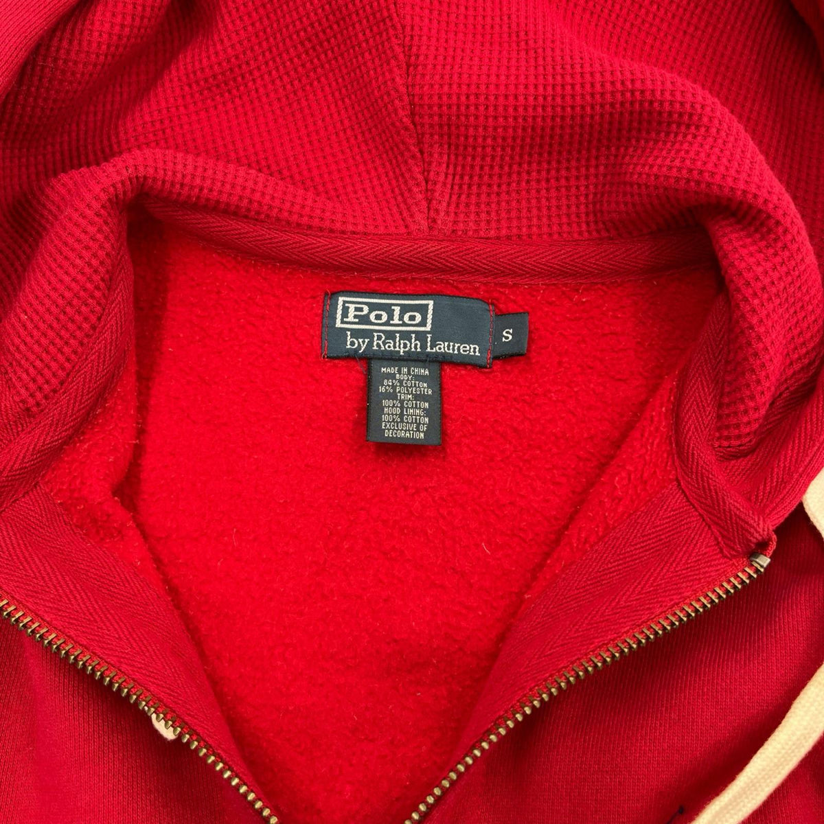 パーカー POLO RALPH LAUREN ｼﾞｯﾌﾟﾌｰﾃﾞｨ 赤 (S) S レッド