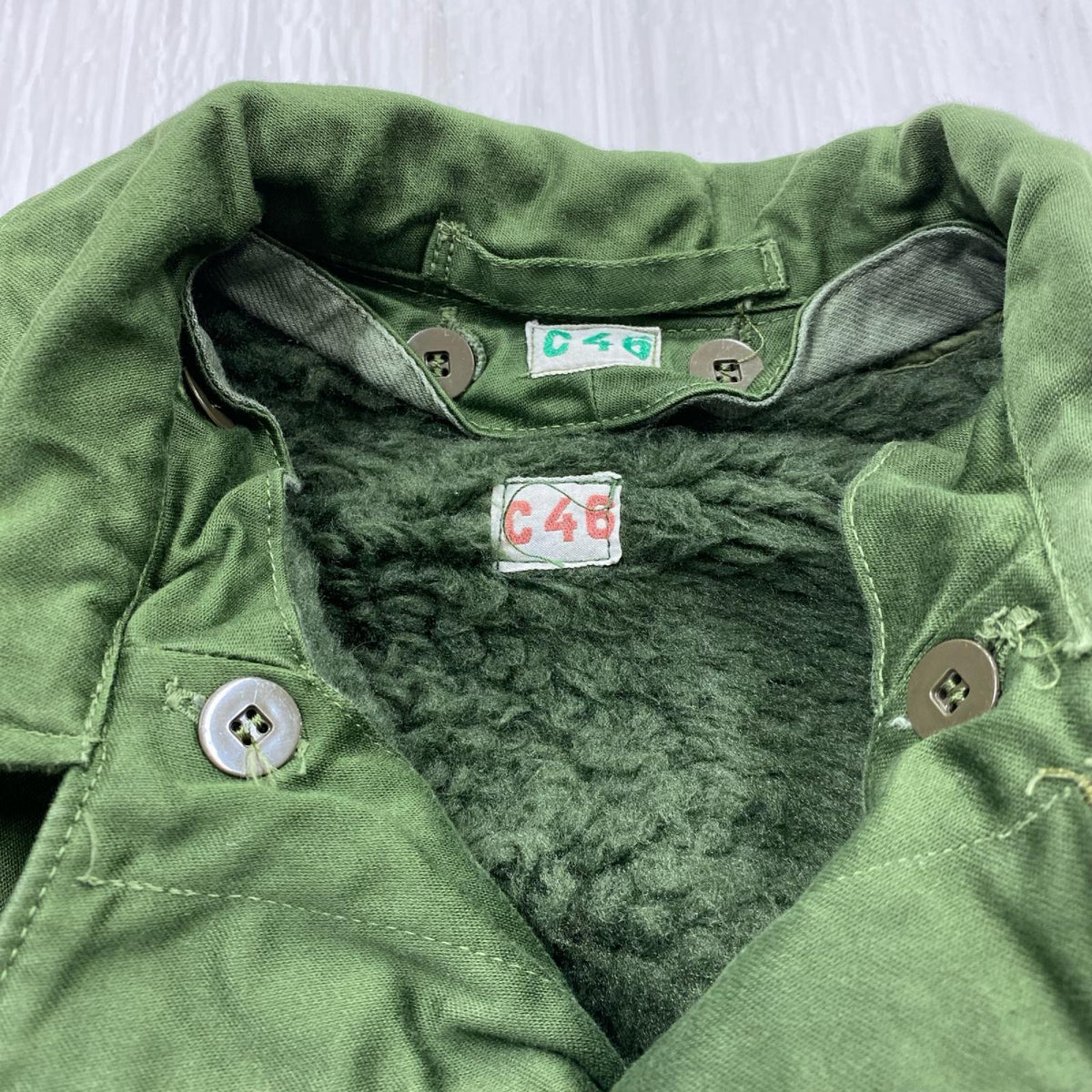 ジャケット スウェーデン軍 ﾎﾞｱﾗｲﾅｰｺｰﾄ　C46 グリーン