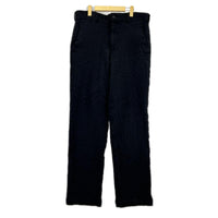 パンツ HOMME PLUS 22AW ノマド期 ウール縮絨スラックスパンツ L ブラック