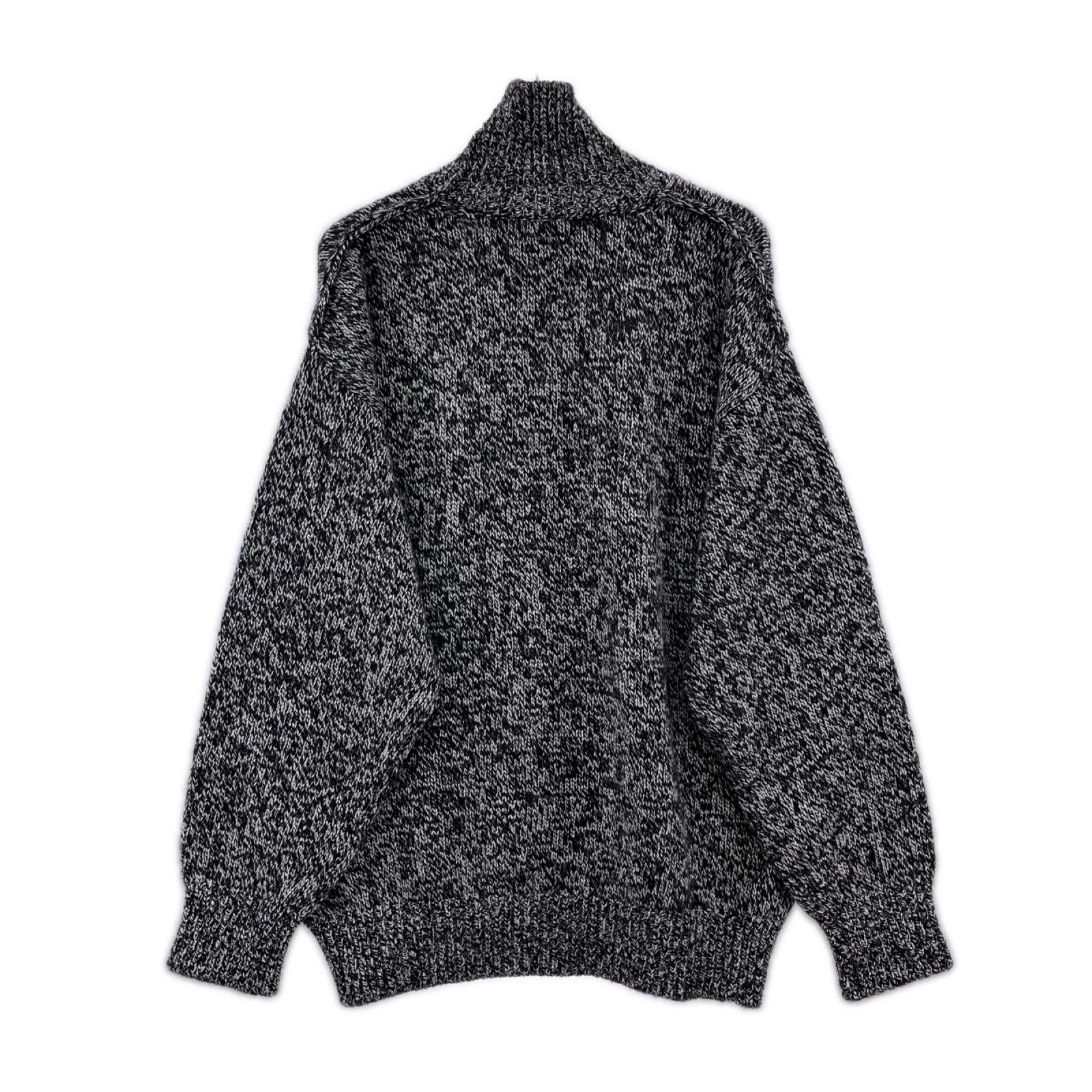 ニット CASHMERE MELANGE KNIT M ブラック