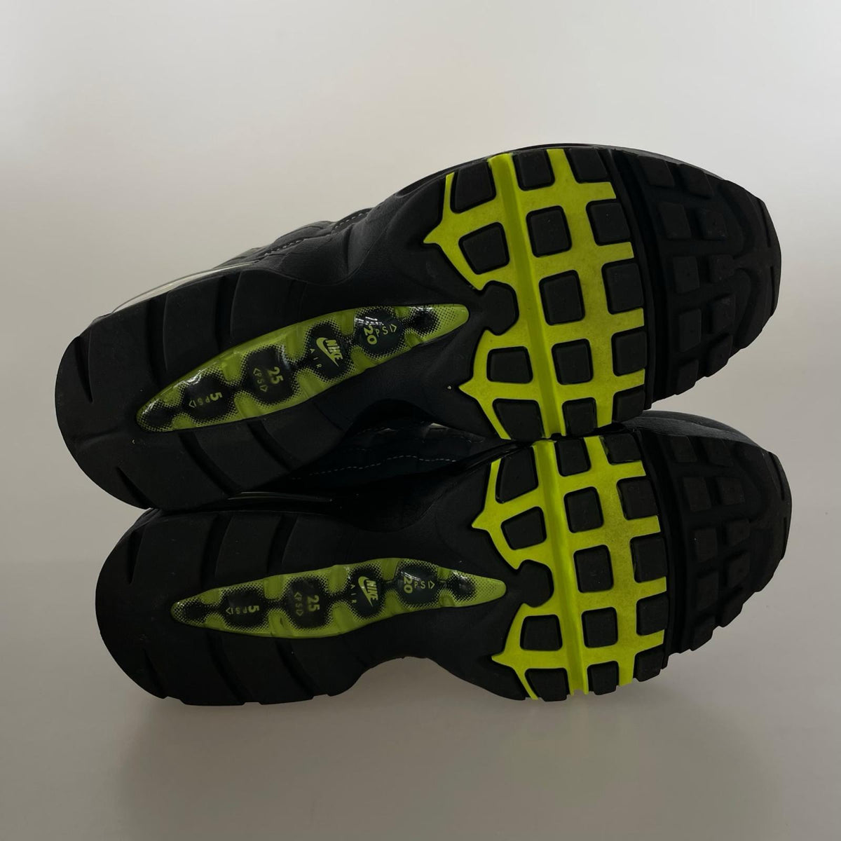 スニーカー NIKE Air Max 95 OG Big Bubble Neon Yellow HM4740-001 (25) 25cm (US7 UK6 1/2 EU40)