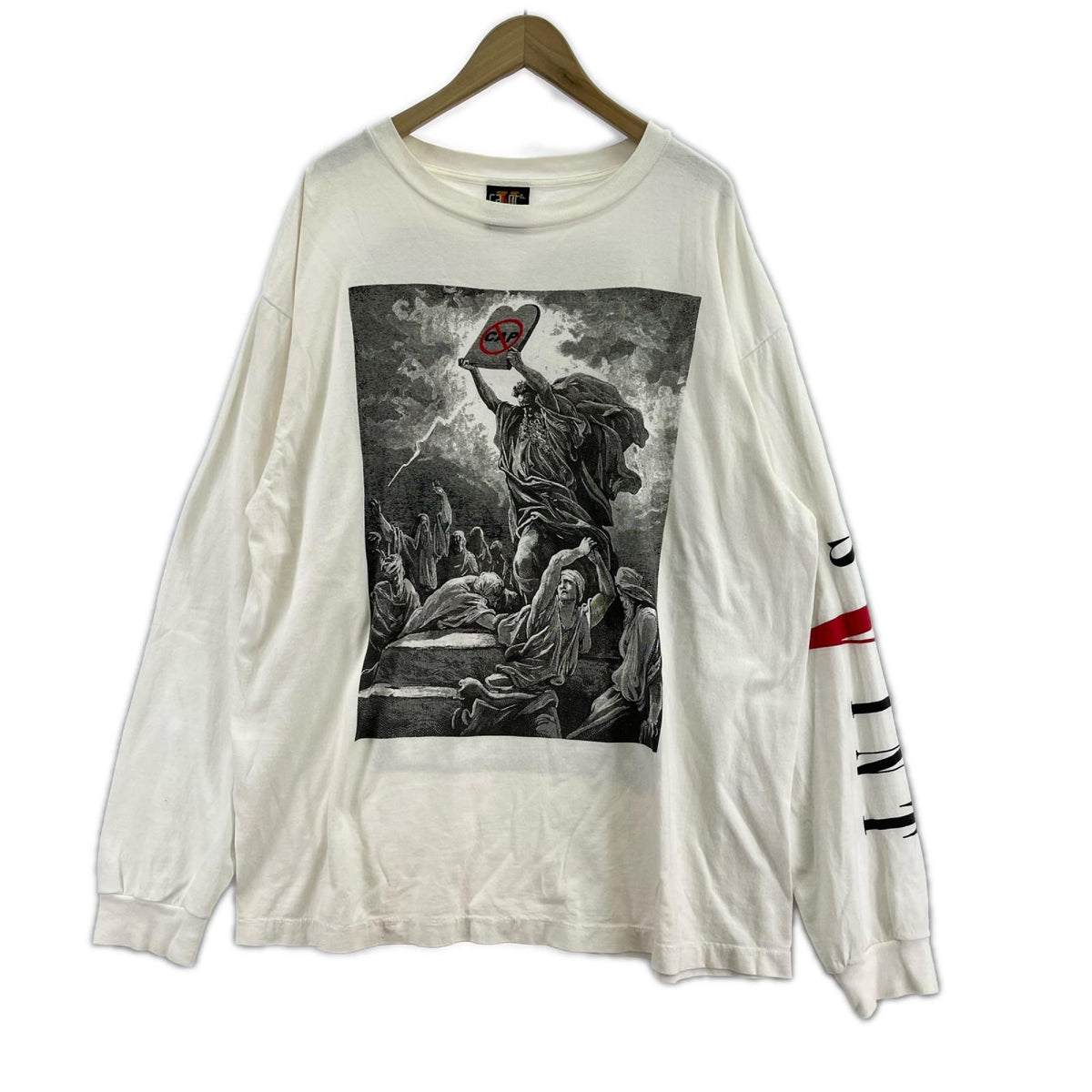 長袖Ｔシャツ SAINT MICHAEL No Cap L/STee SM-S22-0000-069 白 (XXL) ホワイト