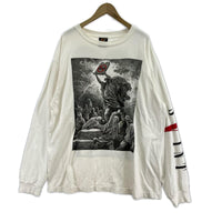 長袖Ｔシャツ SAINT MICHAEL No Cap L/STee SM-S22-0000-069 白 (XXL) ホワイト