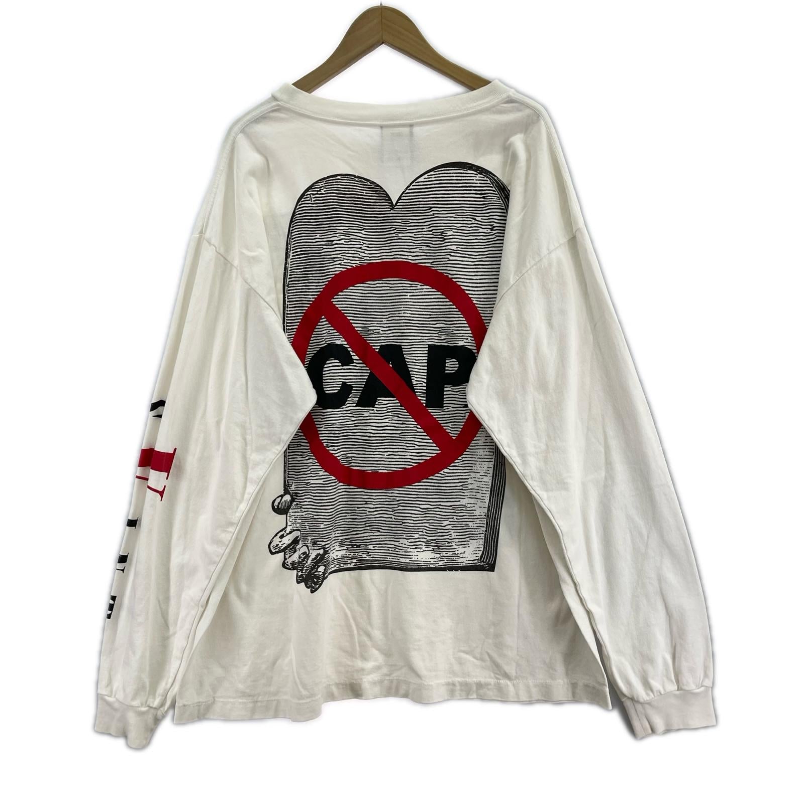 長袖Ｔシャツ SAINT MICHAEL No Cap L/STee SM-S22-0000-069 白 (XXL) ホワイト