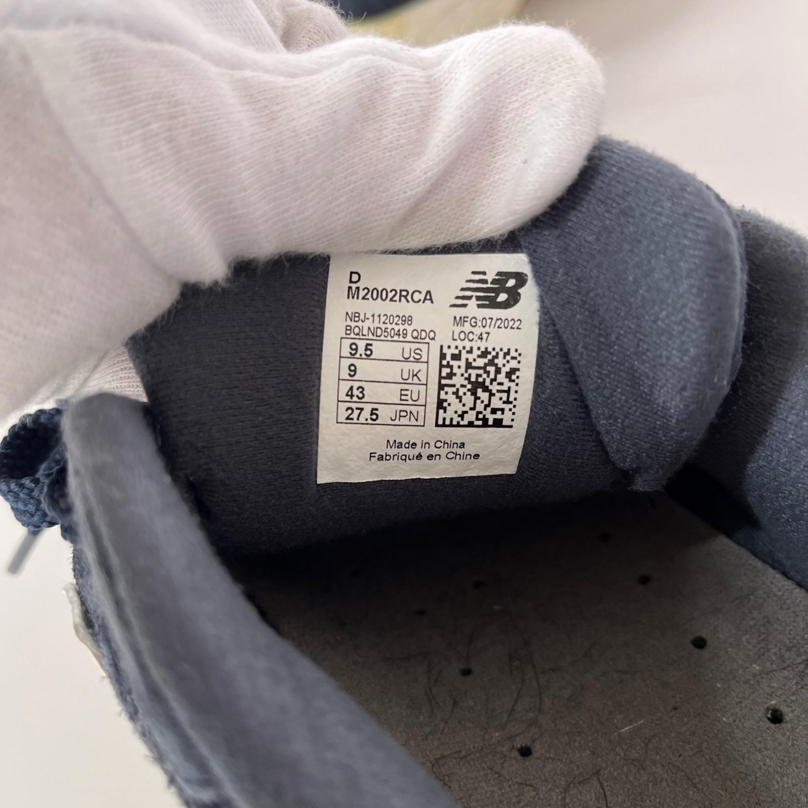 シューズ NEW BALANCE 2002R M2002RCA ﾈｲﾋﾞｰ (27.5cm) 27.5cm (US9 1/2 UK9 EU45) ネイビー