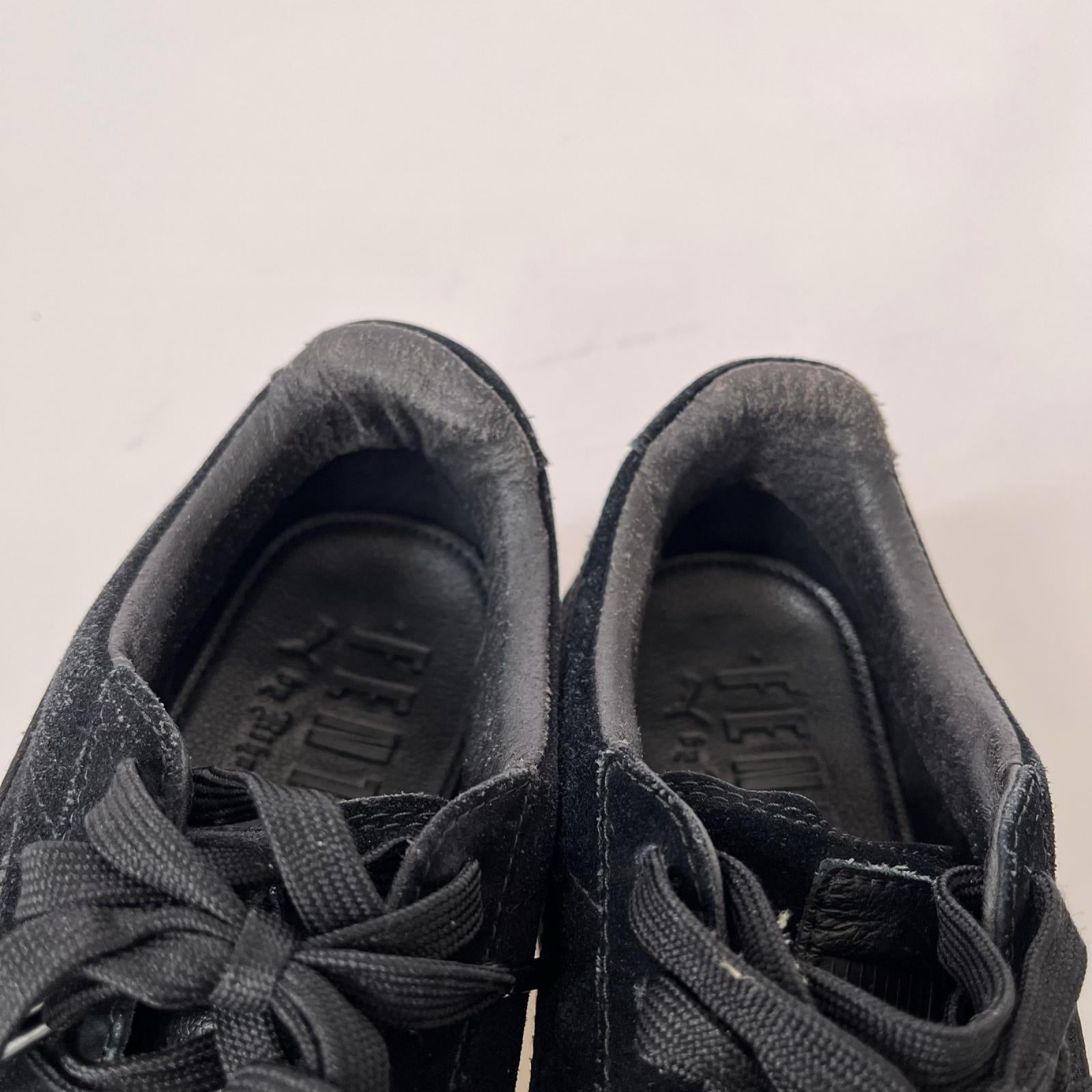 スニーカー PUMA by Rihanna CLEATED CREEPER SUEDE 366268 04 黒 (24) 24cm (US6 UK5 1/2 EU38) ブラック