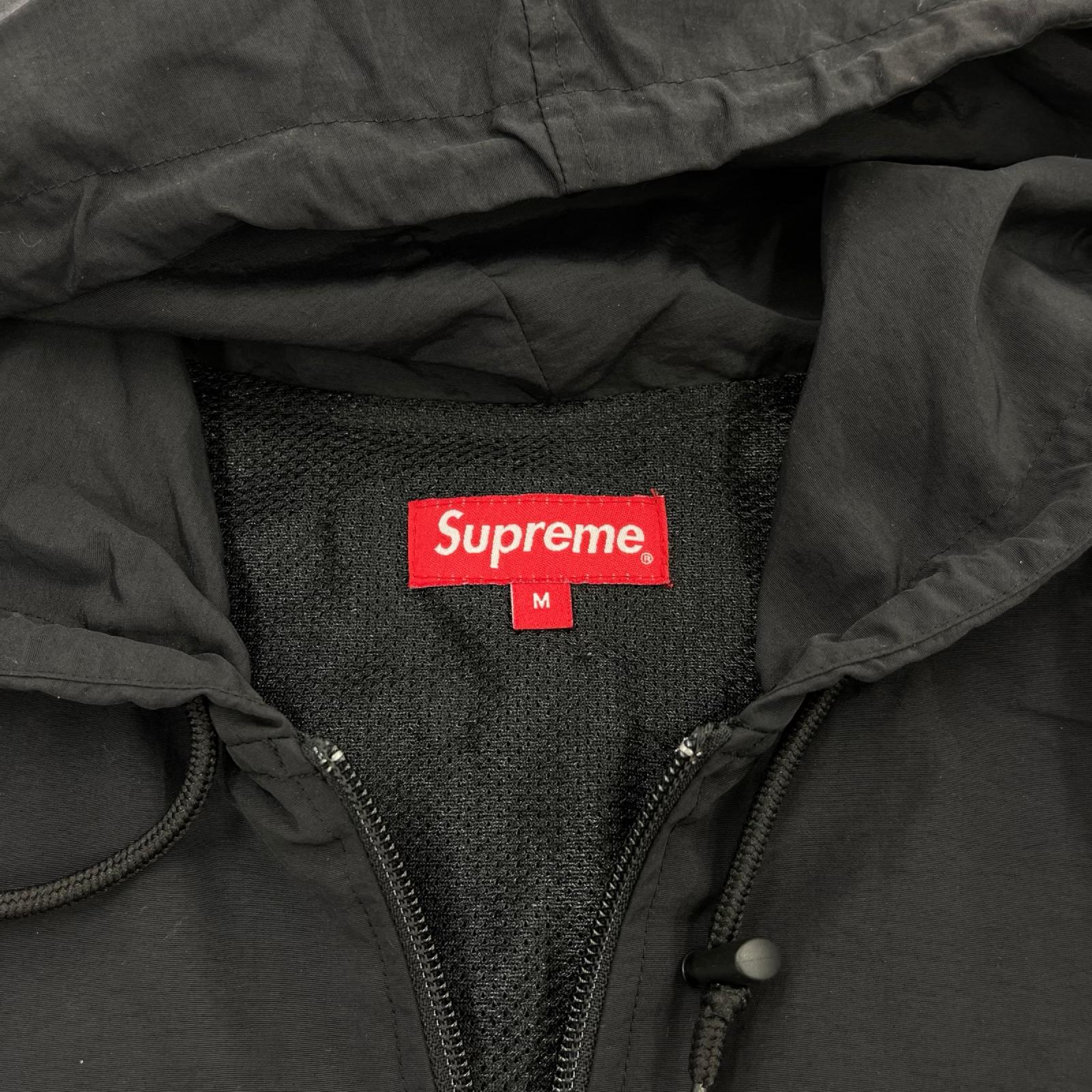 パーカー Supreme 14ss mesh pocket pullover 黒 (M) M ブラック