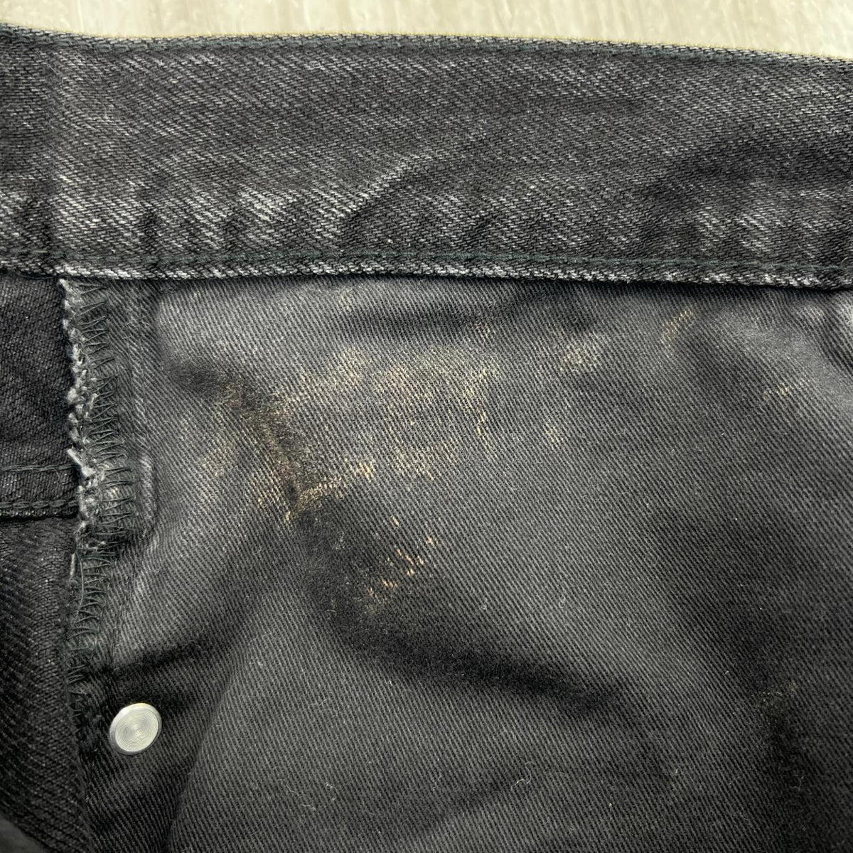 デニムパンツ Supreme 24FW DISTRESSED LOOSE FIT SELVEDGE JEAN ﾌﾞﾗｯｸﾃﾞﾆﾑ 32 ﾌﾞﾗｯｸ ブラック