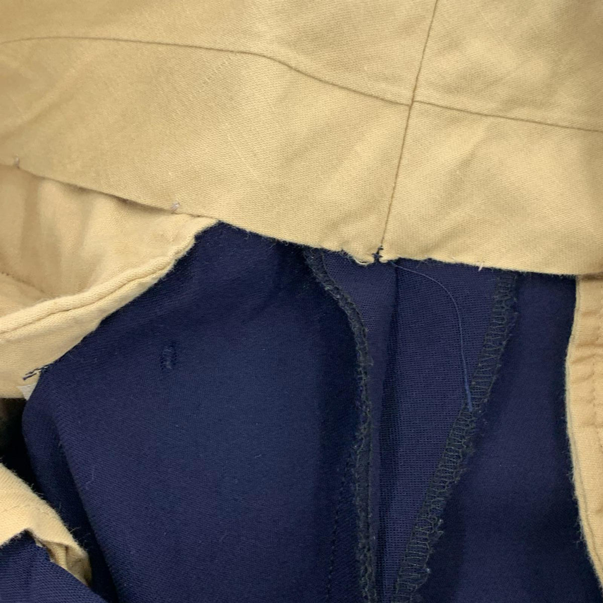 パンツ dezert 2ﾀｯｸｷﾞｬﾊﾞｼﾞﾝｽﾗｯｸｽ 紺 W31 M ネイビー