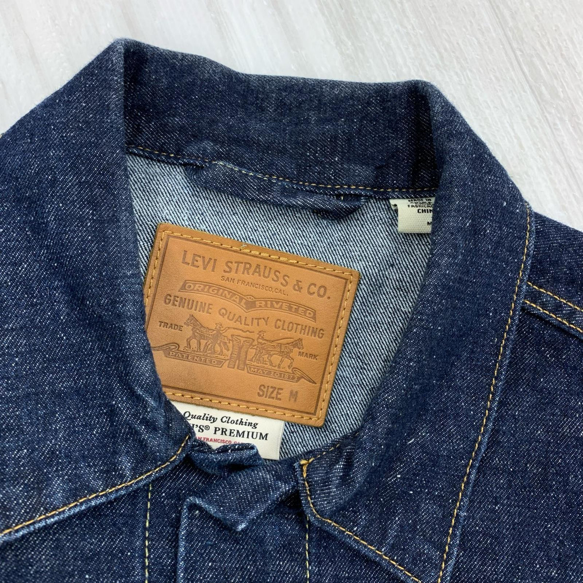 ジャケット Levi's PREMIUM TYPE I TRUCKER 1st ﾃﾞﾆﾑｼﾞｬｹｯﾄ M ｲﾝﾃﾞｨｺﾞ M
