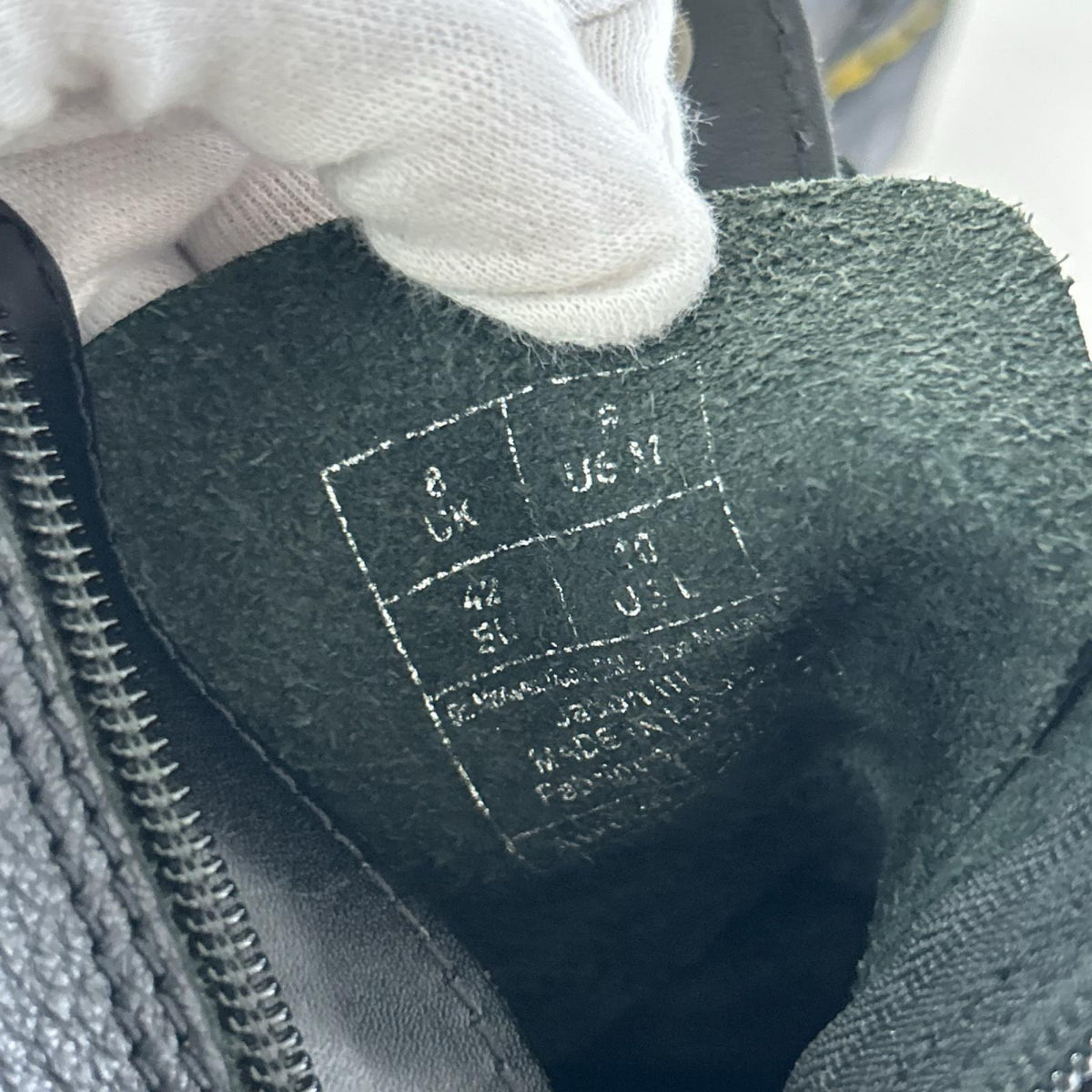 ブーツ JADON 3 PISA 8 EYE BOOT (UK8) ブラック ブラック