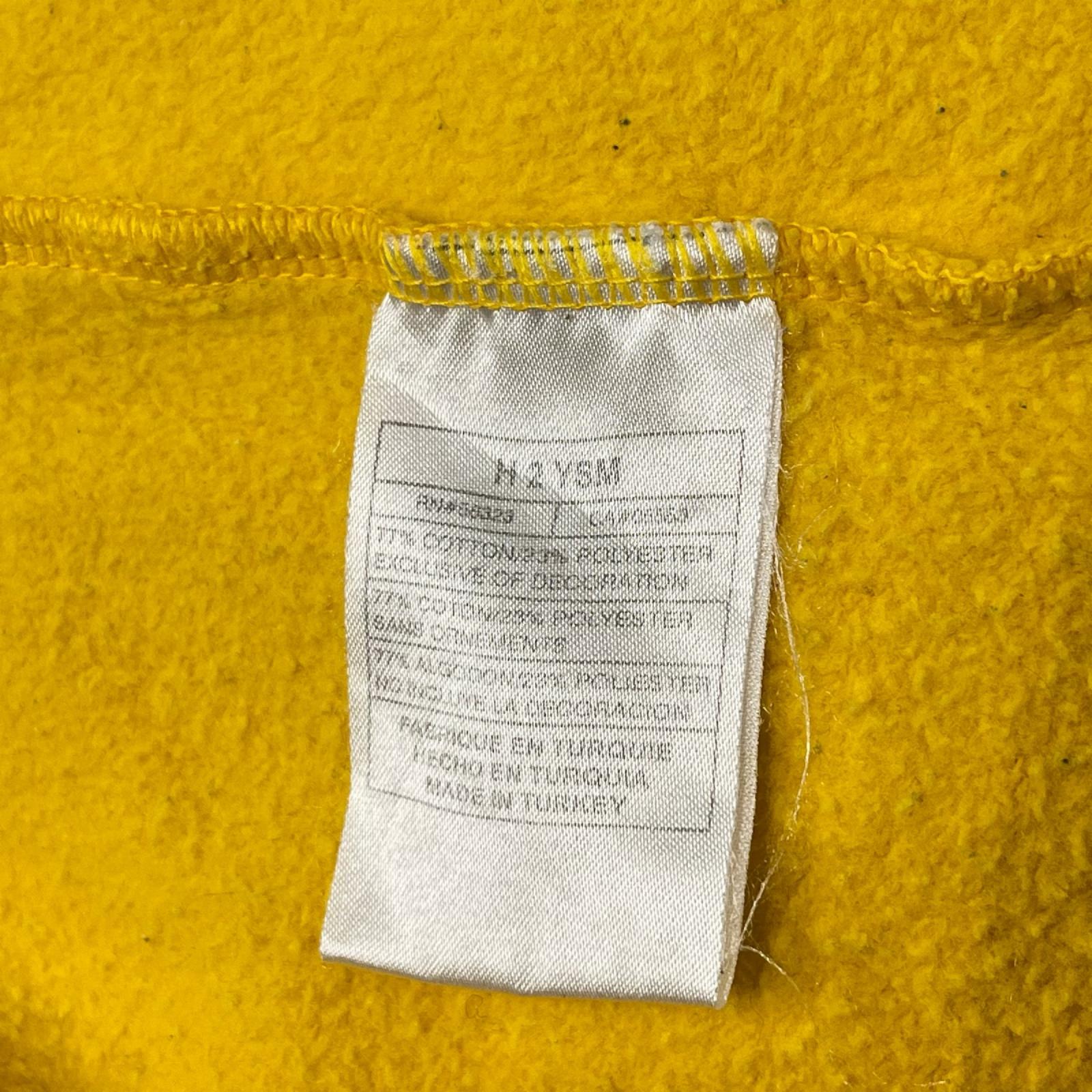 スウェット NIKE 00s ﾄﾙｺ製 ｽｳｫｯｼｭ刺繍ｽｳｪｯﾄ XXL ｲｴﾛｰ イエロー
