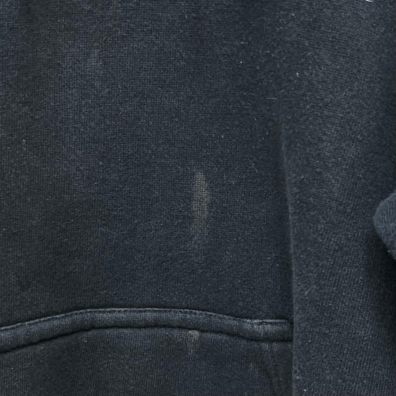 パーカー NIKE 90s USA製 ｽｳｫｯｼｭ刺繍ﾊﾟｰｶｰ L ﾌﾞﾗｯｸ L