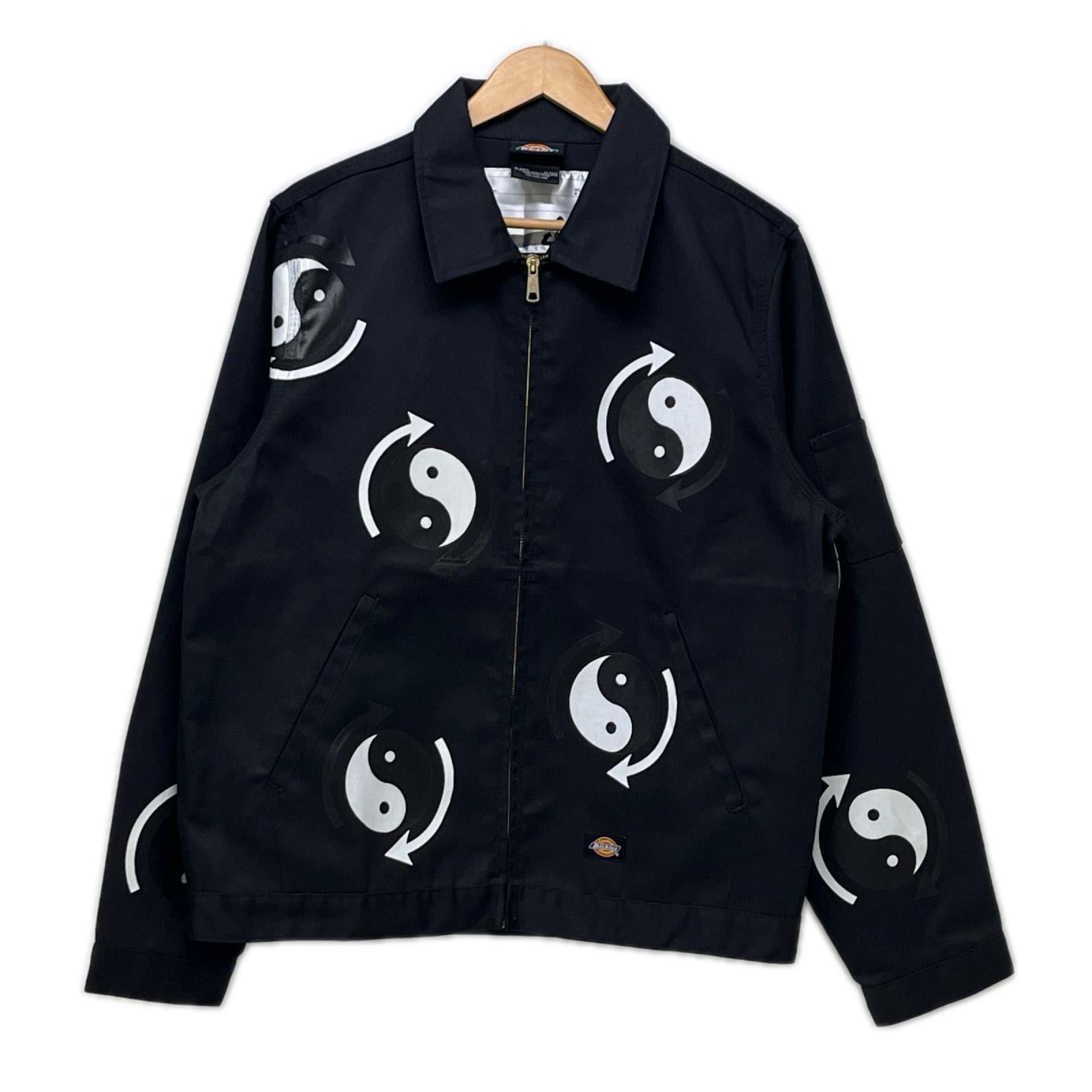 ジャケット Dickies RECHARD ﾘﾒｲｸ 陰陽ﾃﾞｻﾞｲﾝ ｼﾞｯﾌﾟｼﾞｬｹｯﾄ MR ﾌﾞﾗｯｸ ブラック