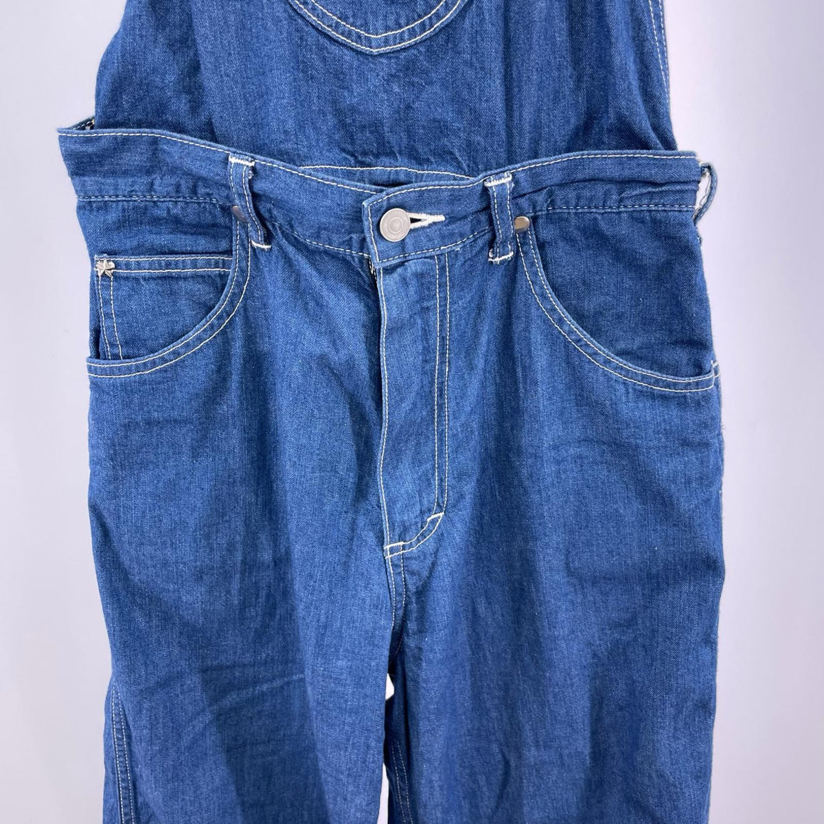 オーバーオール YOUNG＆OLSEN ﾃﾞﾆﾑ 青 (1) 1 ブルー