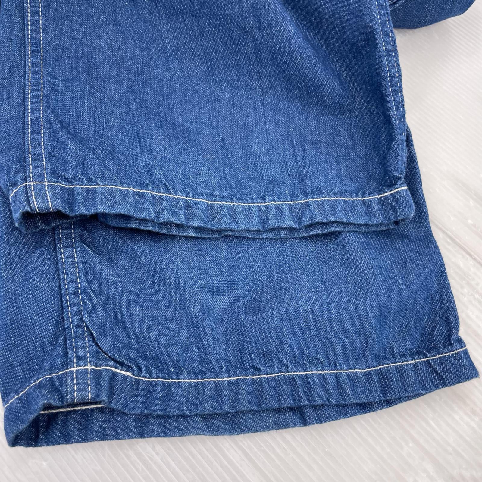 オーバーオール YOUNG＆OLSEN ﾃﾞﾆﾑ 青 (1) 1 ブルー