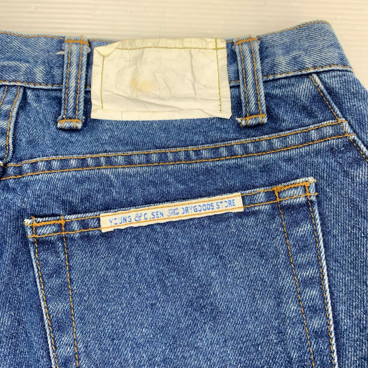 デニムパンツ ﾊｲｳｴｽﾄ ﾃｰﾊﾟｰﾄﾞﾃﾞﾆﾑ 青 (26) 26 ブルー
