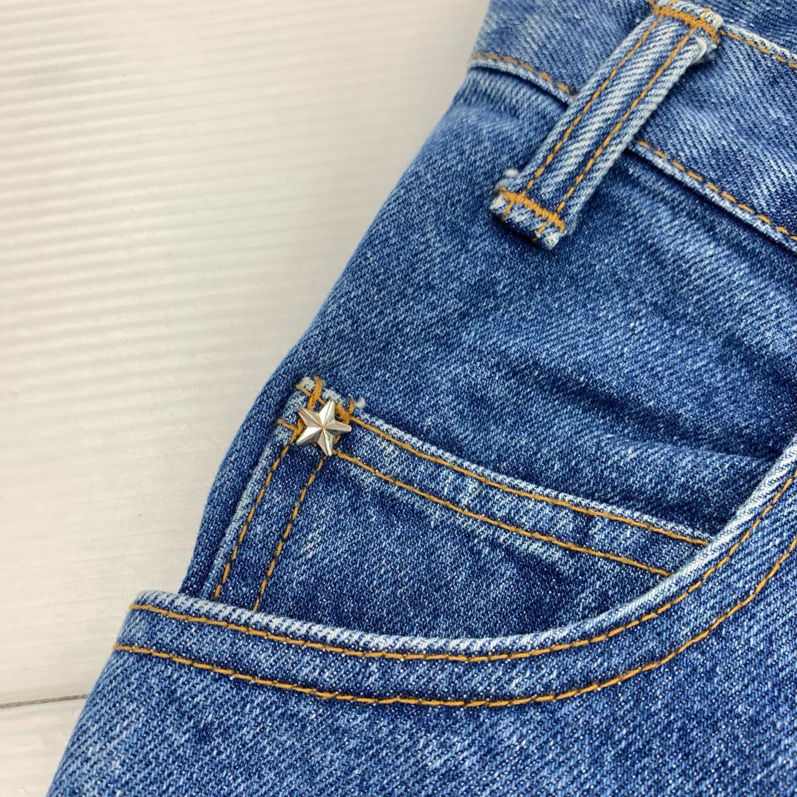 デニムパンツ ﾊｲｳｴｽﾄ ﾃｰﾊﾟｰﾄﾞﾃﾞﾆﾑ 青 (26) 26 ブルー