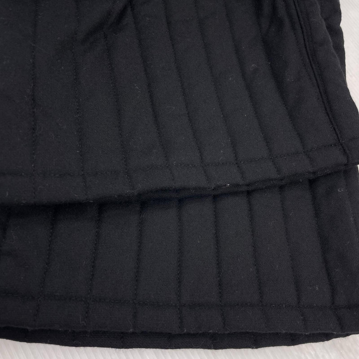 パンツ MATSUFUJI Stripe Quilted Trousers 黒 (2) 2 ブラック