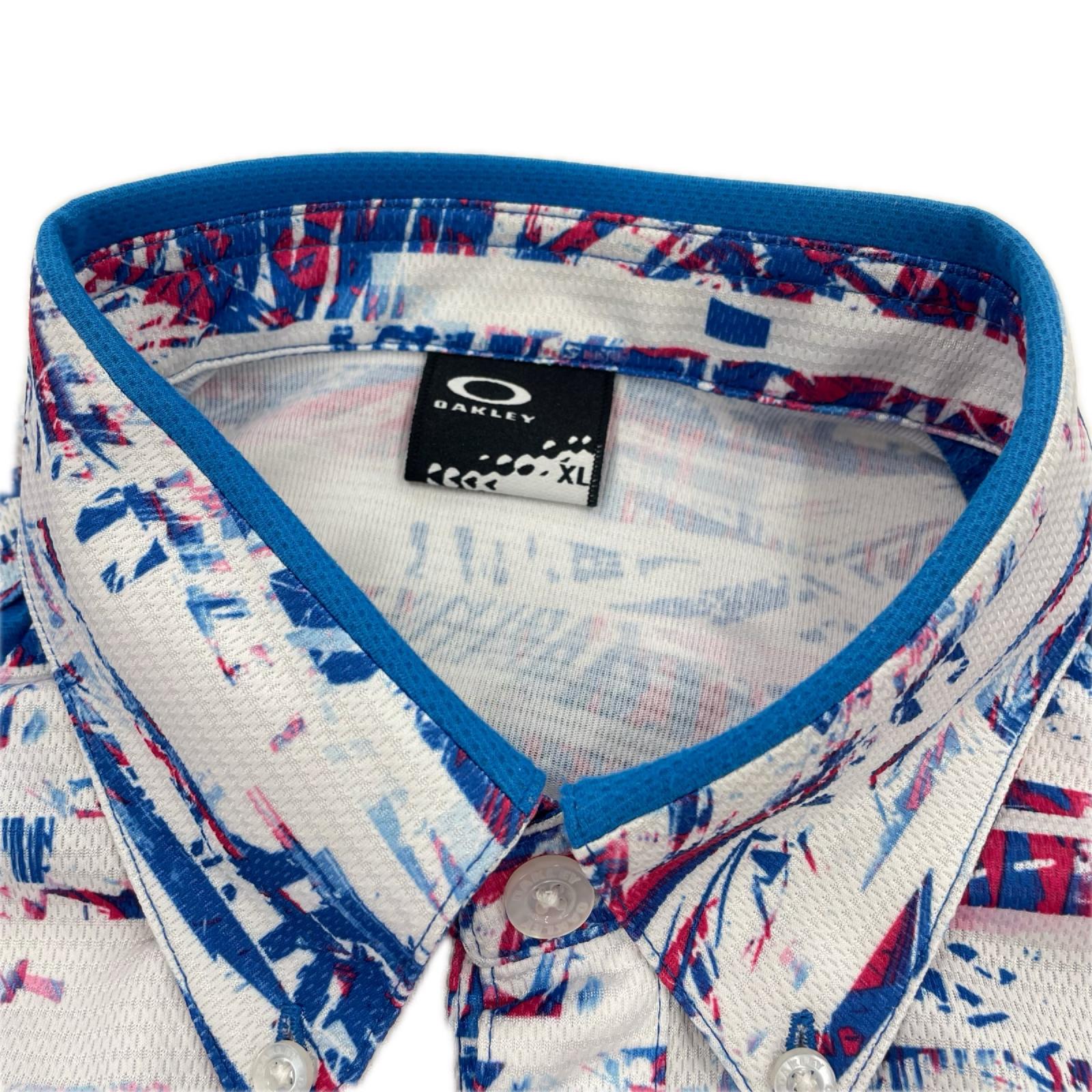 ポロシャツ Bark Collection Polo XL 総柄 ホワイト