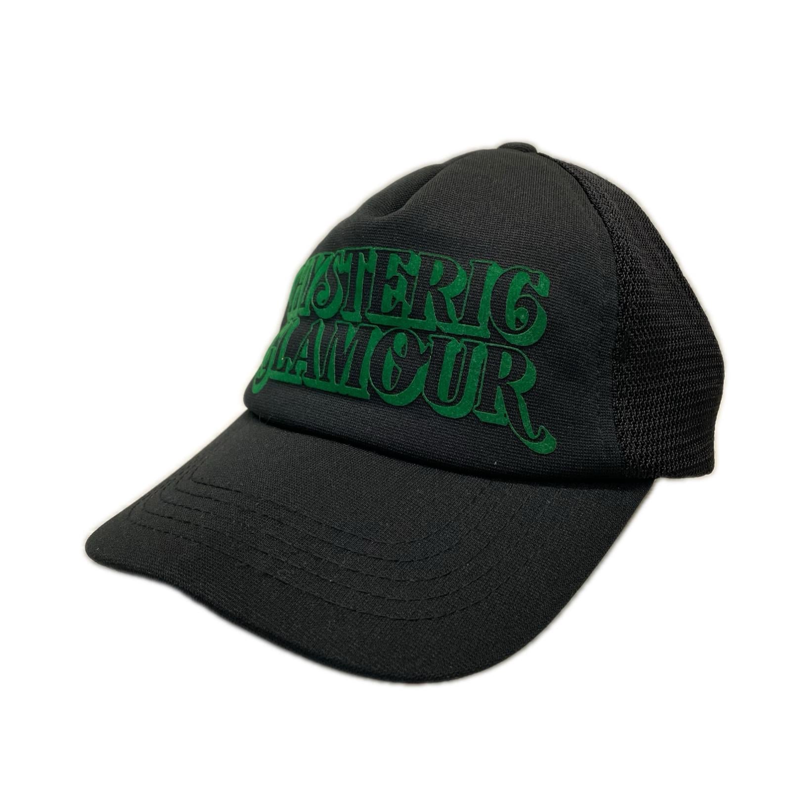 キャップ HYSTERIC GLAMOUR メッシュキャップ ブラック