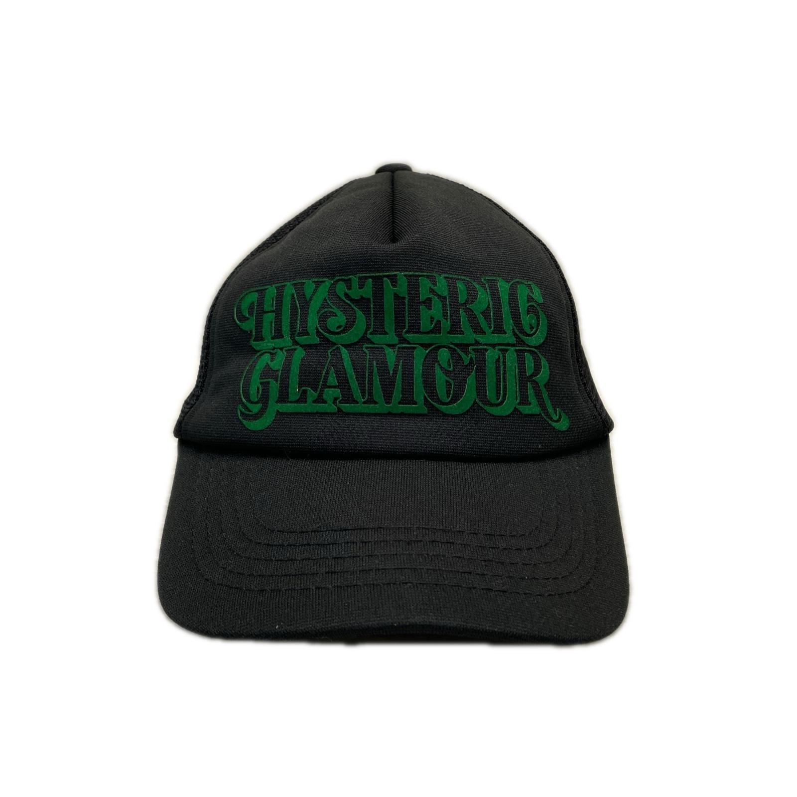 キャップ HYSTERIC GLAMOUR メッシュキャップ ブラック