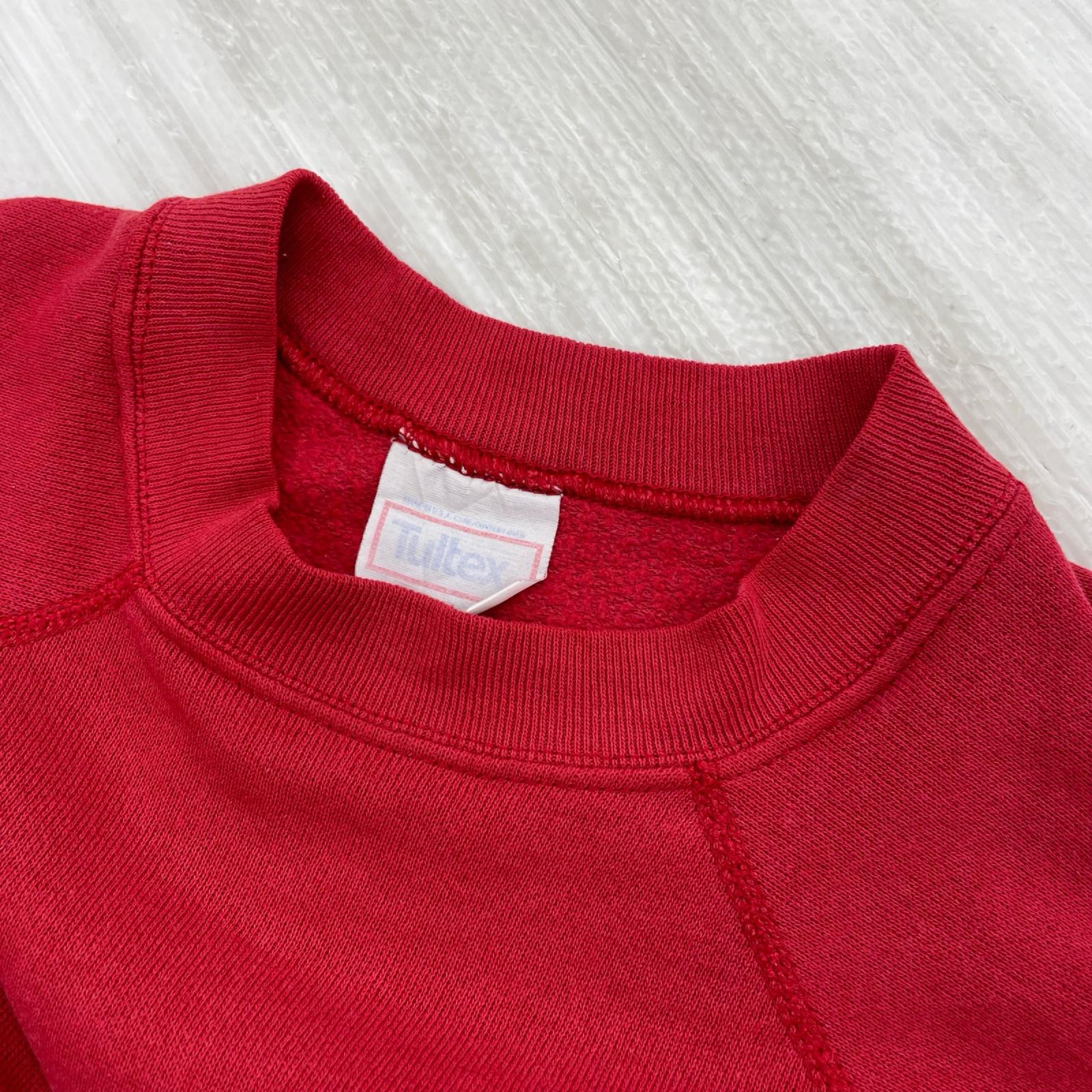 スウェット 80～90S TULTEXﾀｸﾞ USA製 Marlboro 赤 (XL) レッド