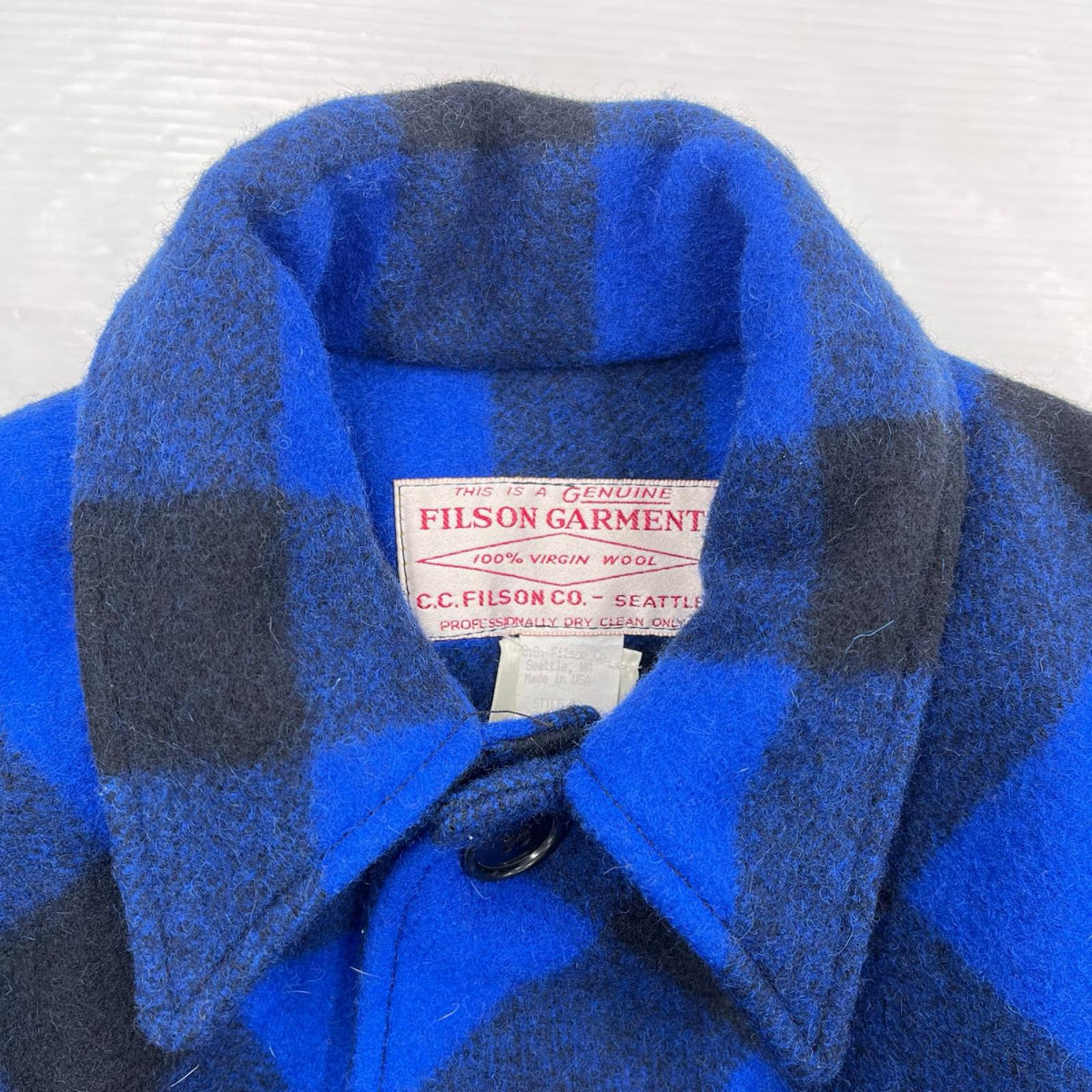 ジャケット filson garment ﾀﾞﾌﾞﾙﾏｯｷｰﾉ ｸﾙｰｻﾞｰｼﾞｬｹｯﾄ（36） 36 ブルー