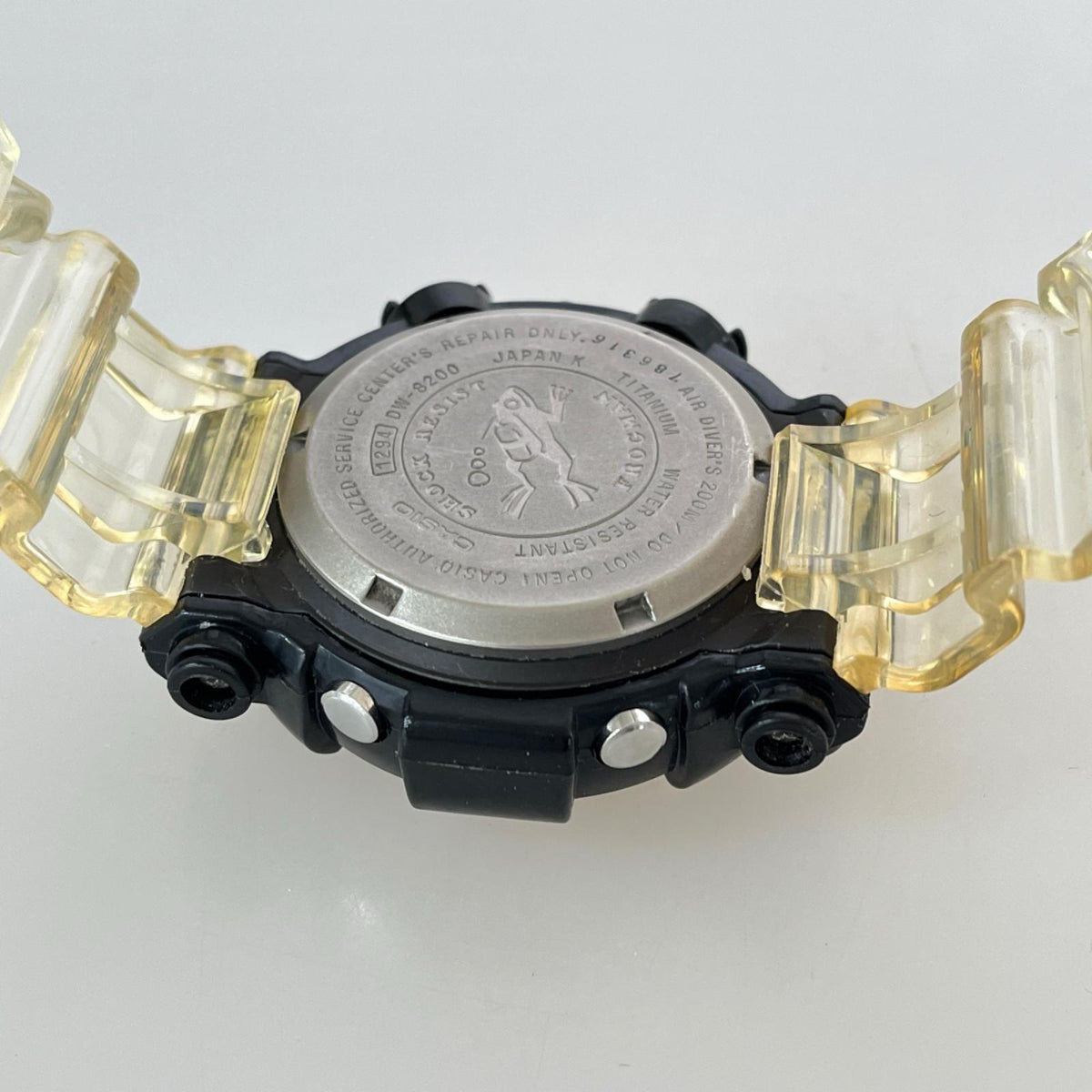 腕時計 社外ベゼル FROGMAN DW-8200 腕時計 ブラック