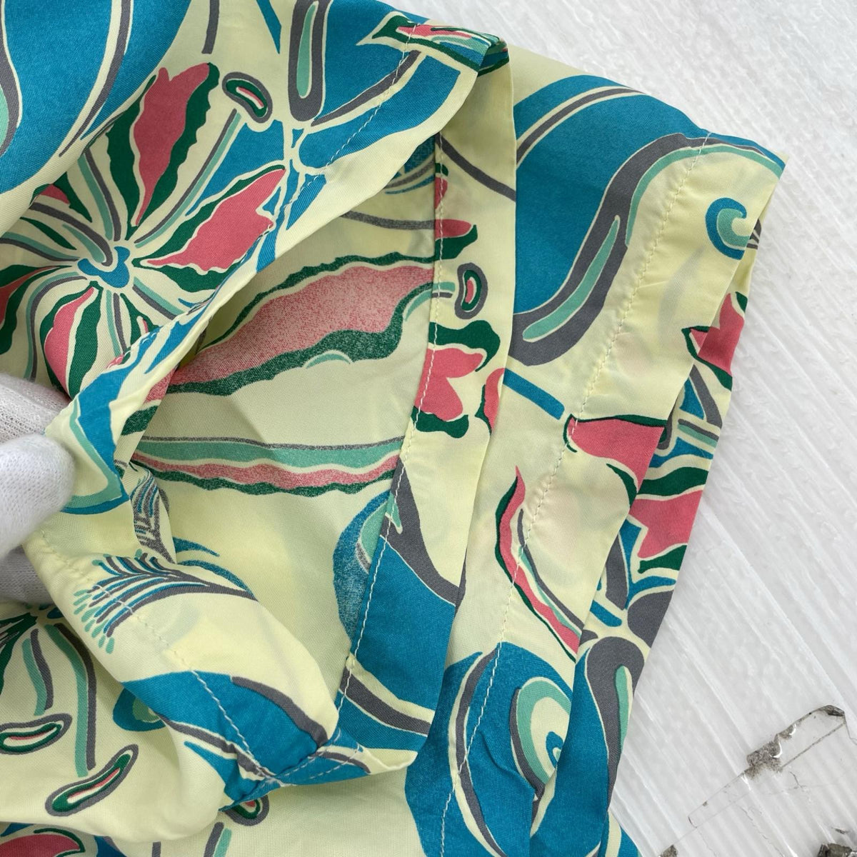 半袖シャツ SPIDER LILY S/S ALOHA SHIRT 総柄 SIZE:L L