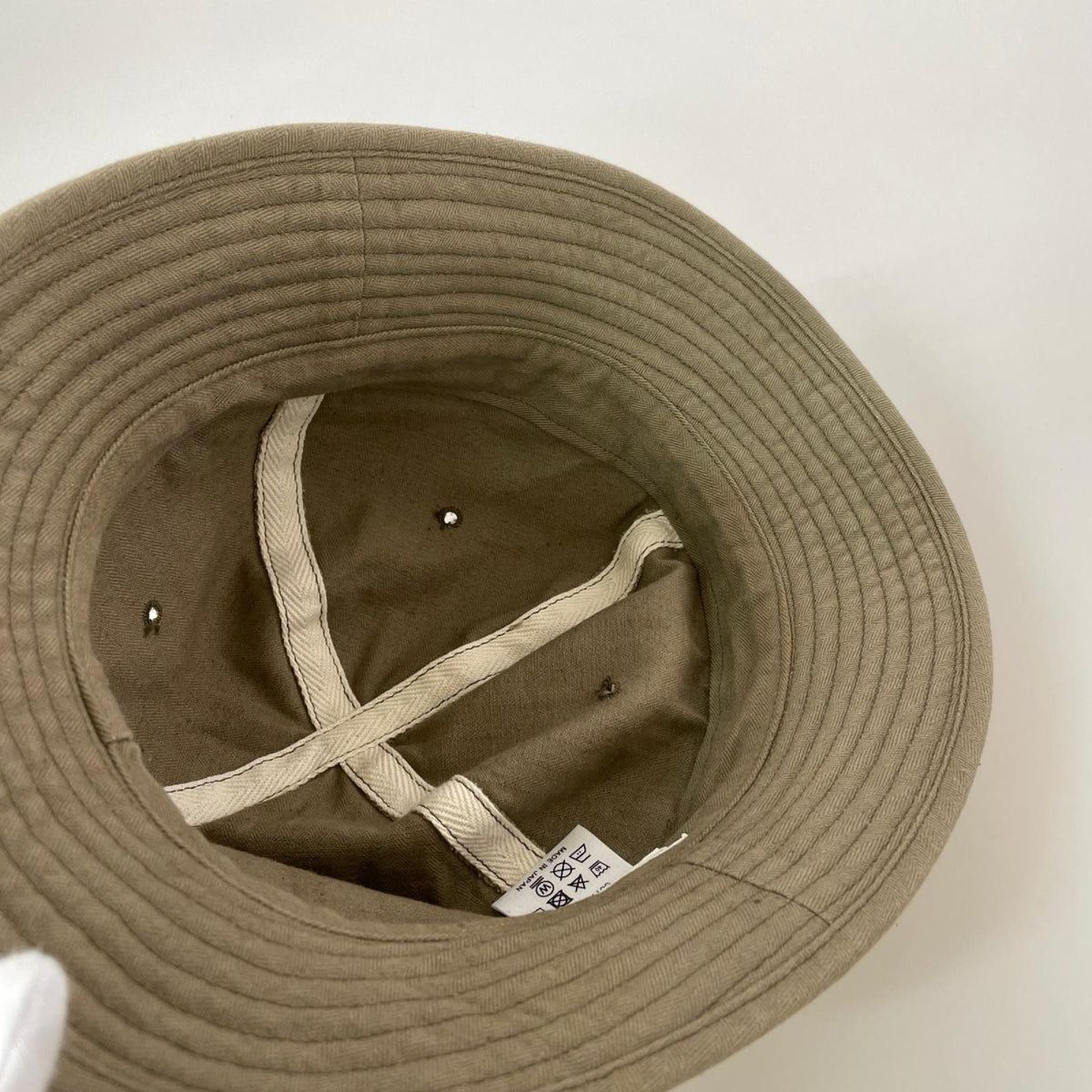 ハット DUCK DIGGER ﾍﾘﾝﾎﾞｰﾝ ARMY HAT ベージュ