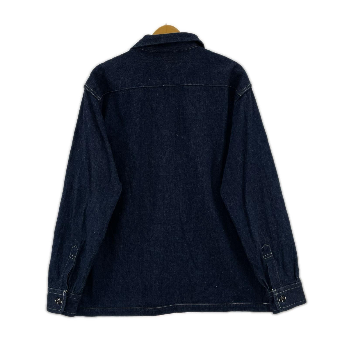 長袖シャツ 1930s WPA ONE POCKET PULLOVER SHIRT 42 ネイビー