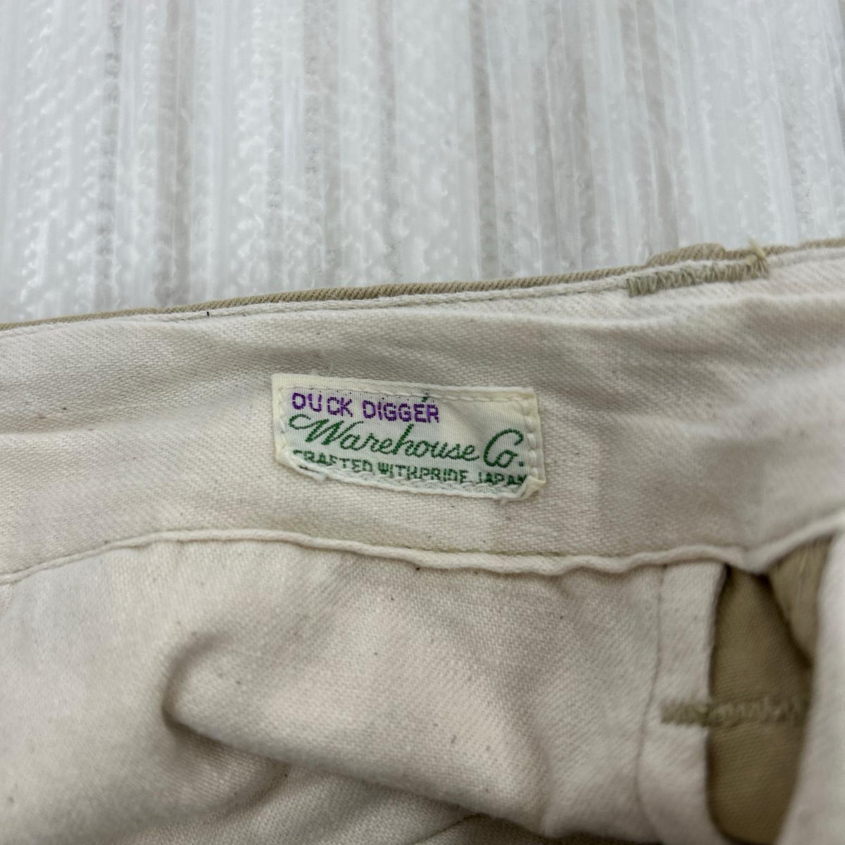 パンツ DUCKDIGGER CHINO TROUSERS W34 BEIGE 34 ベージュ