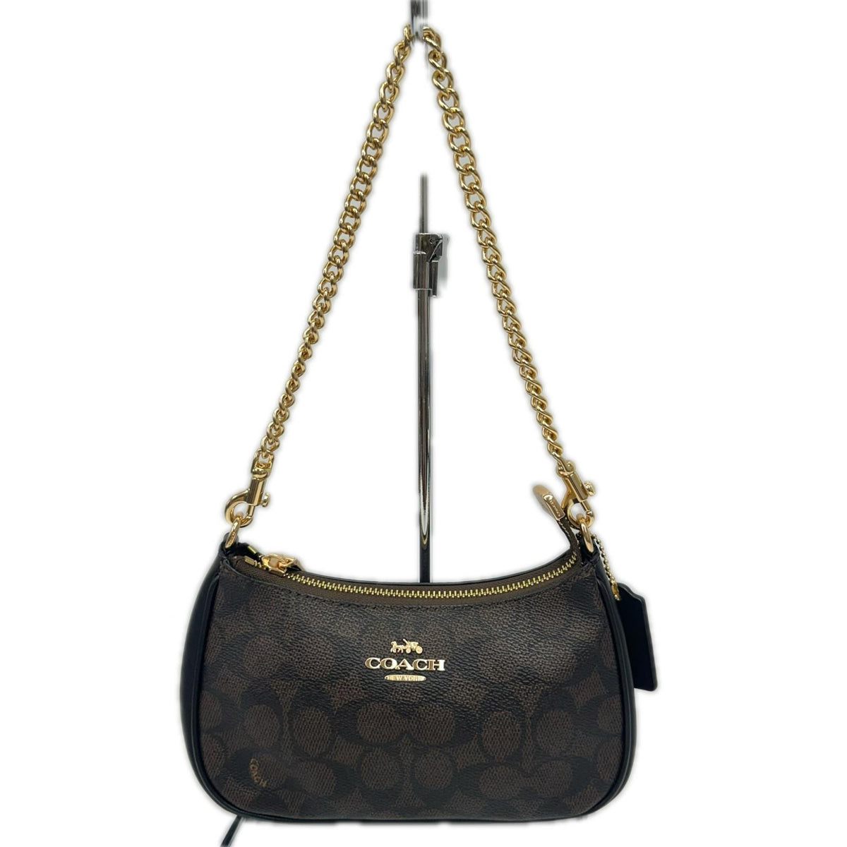 COACH ﾐﾆ ｸﾛｽﾎﾞﾃﾞｨﾊﾞｯｸﾞｼｸﾞﾈﾁｬｰ ｷｬﾝﾊﾞｽ