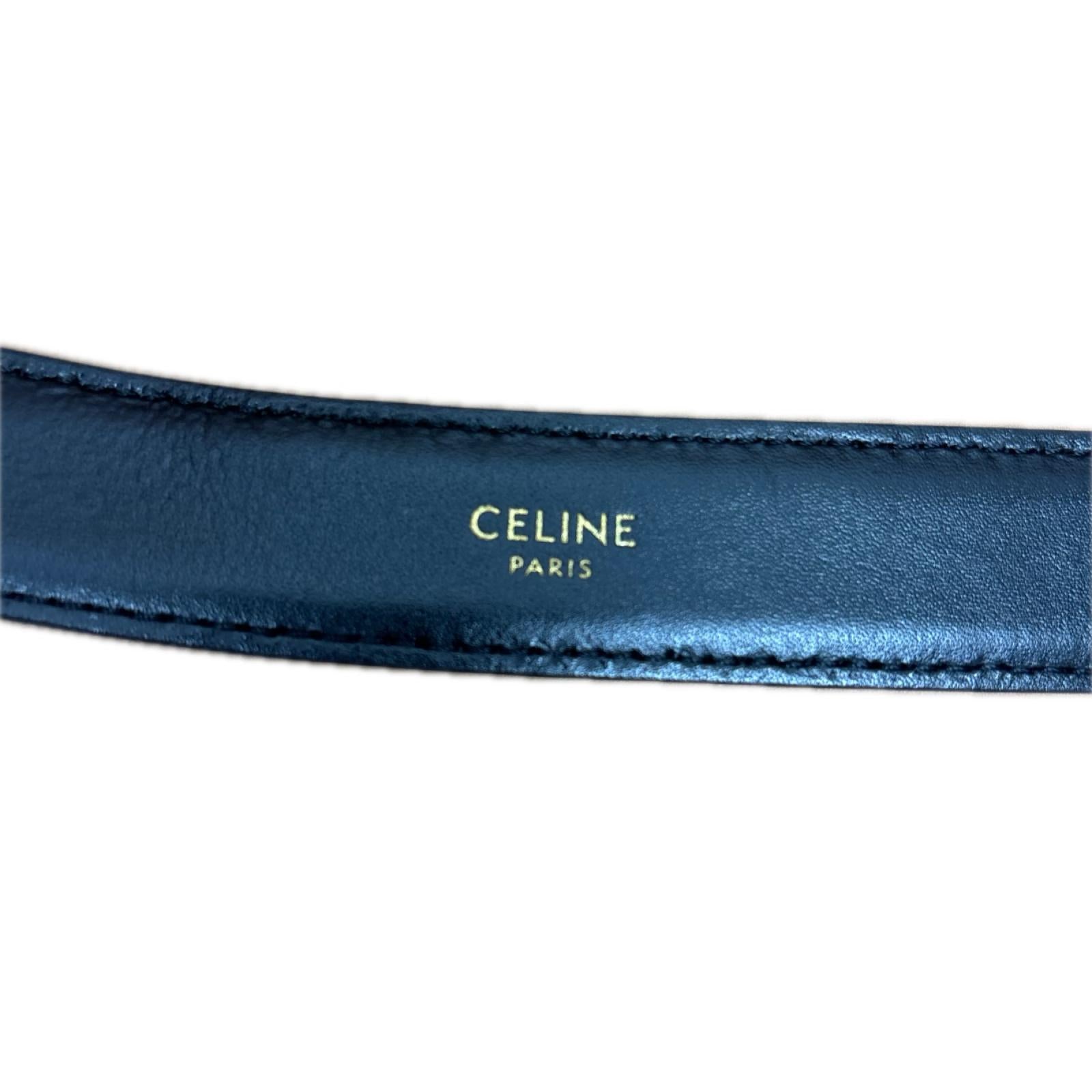 CEILNE ﾄﾘｵﾝﾌ ﾍﾞﾙﾄ 黒 ﾚｻﾞｰ