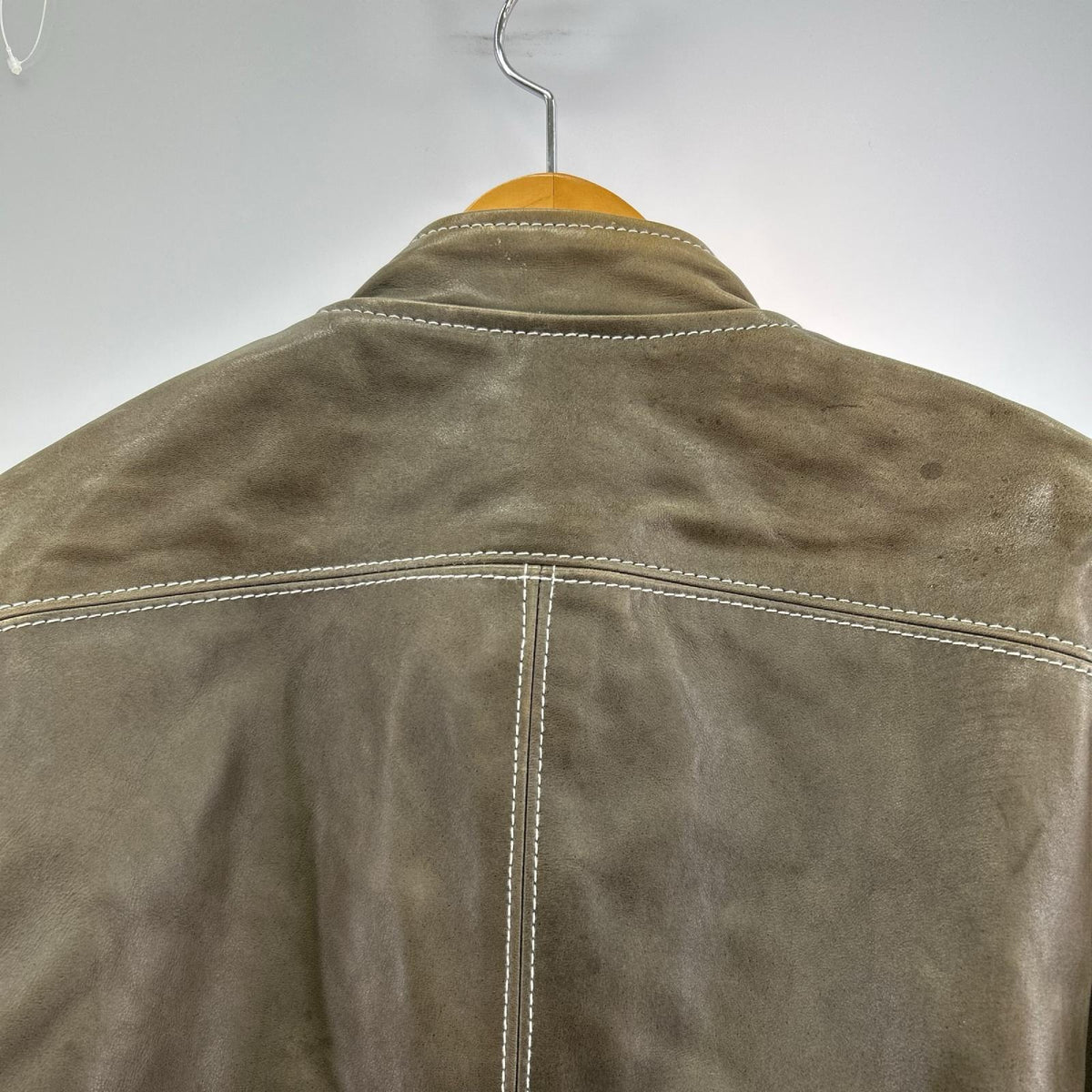 レザージャケット Sky Jacket ﾎｰｽﾊｲﾄﾞXL KHK カーキ