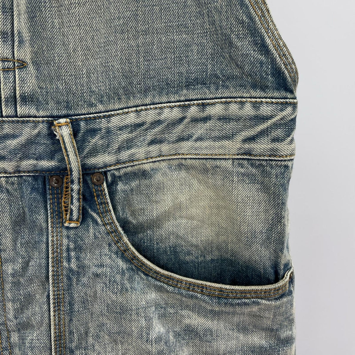 オーバーオール 23ss Faded Overall ブルー